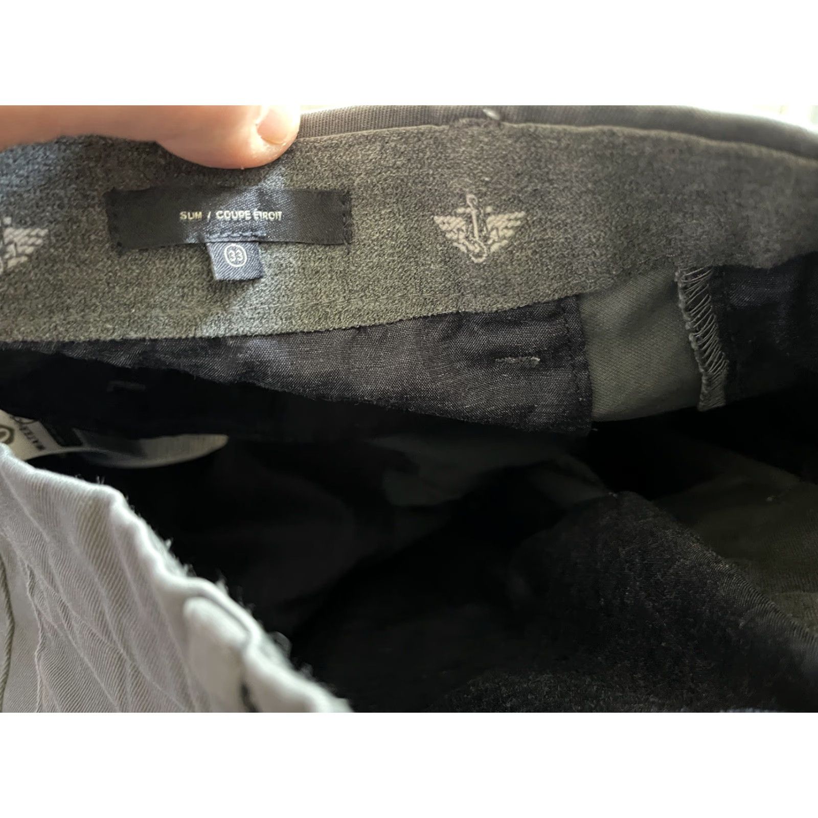 Dockers DOCKERS Gray Classic Fit Pants Chino Men's Size 33 Regular 32 Inseam Flat Front Casual Business Formal 80s 90s Retro Size US 33 - 6 Thumbnail