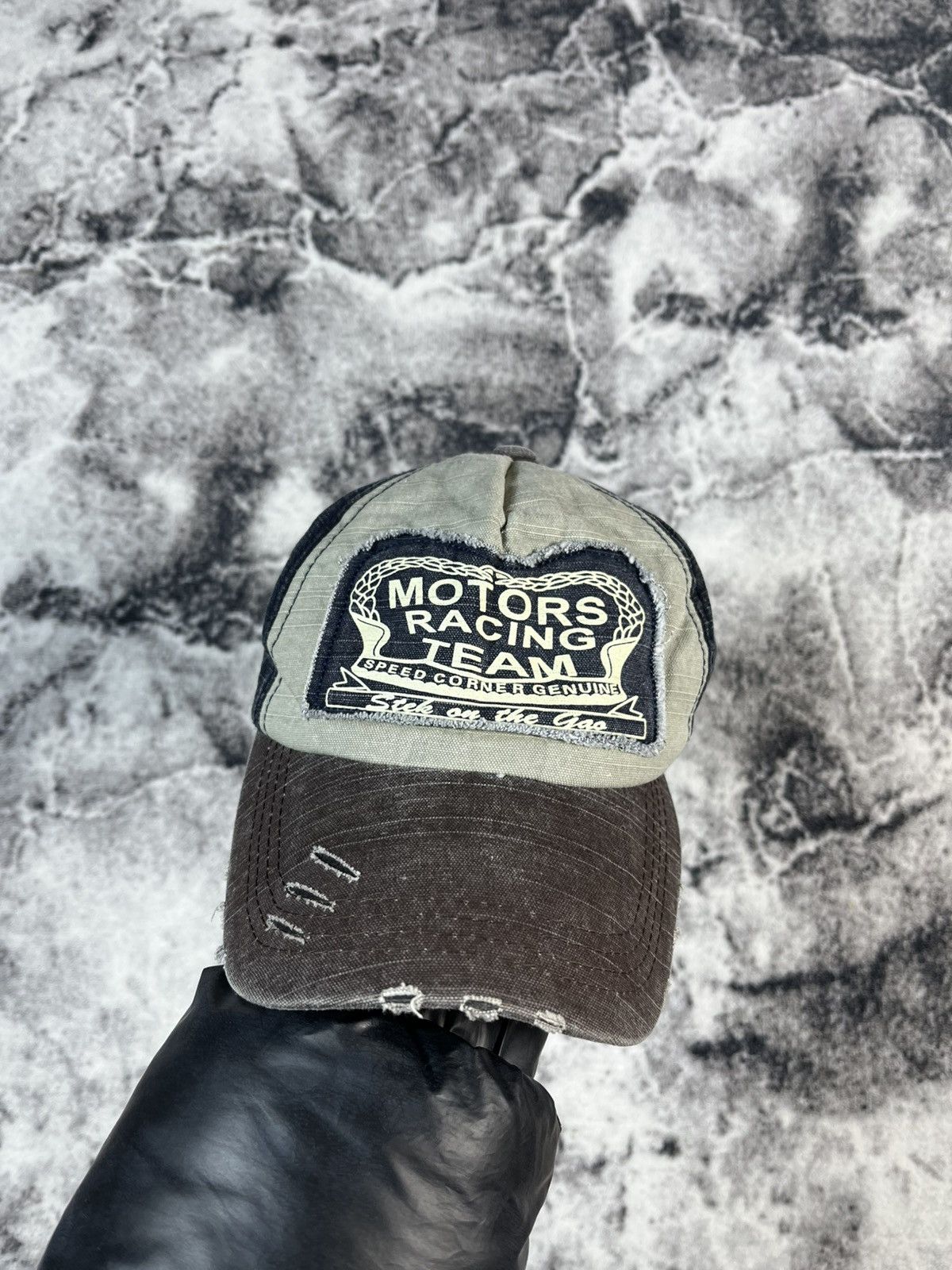 Vintage Vintage motors Racing Team Distressed Cap 🧢 Size ONE SIZE - 1 Thumbnail