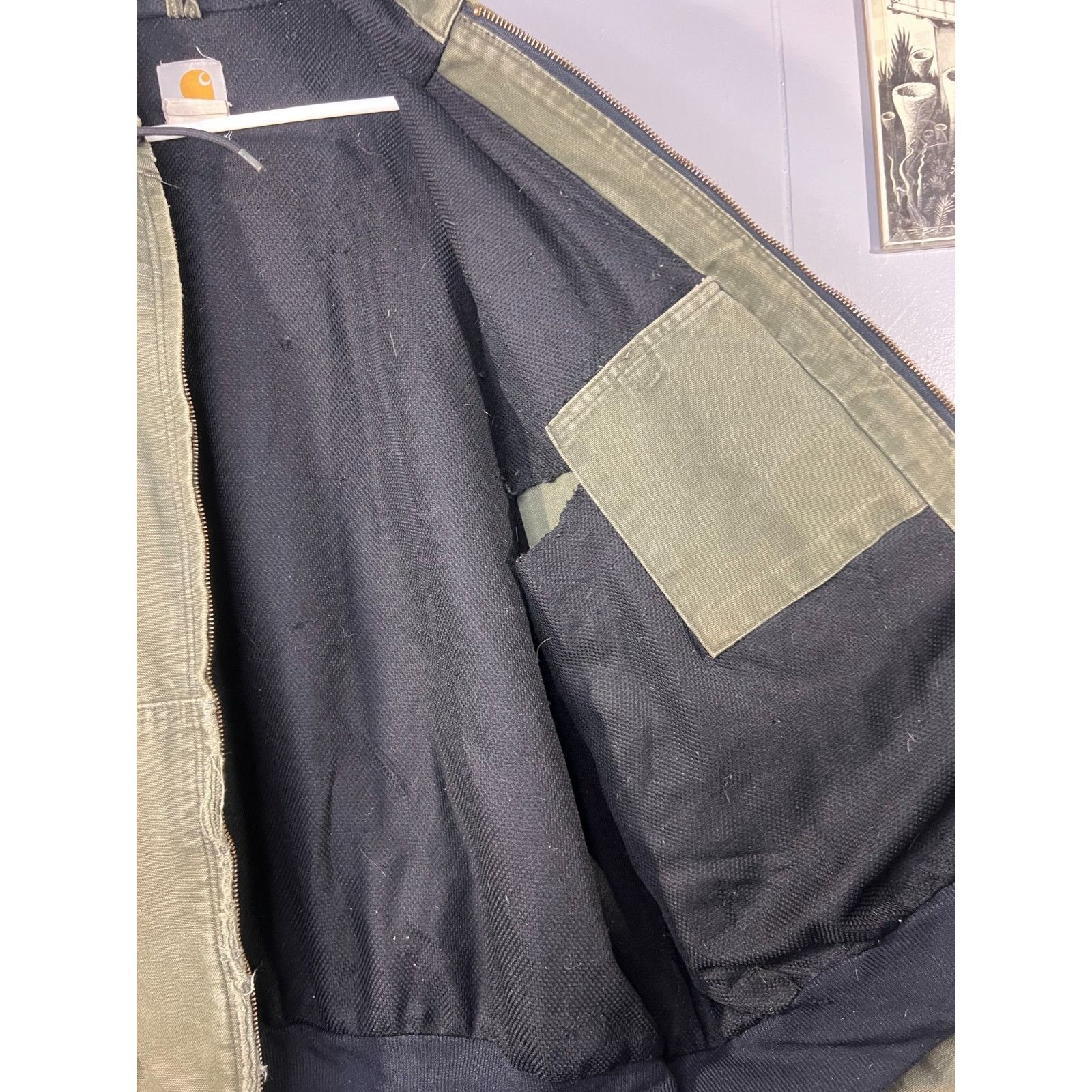 Carhartt Carhartt J131 Moss Green Thermal Lined Duck Canvas Active Ja Size US XXL / EU 58 / 5 - 5 Thumbnail