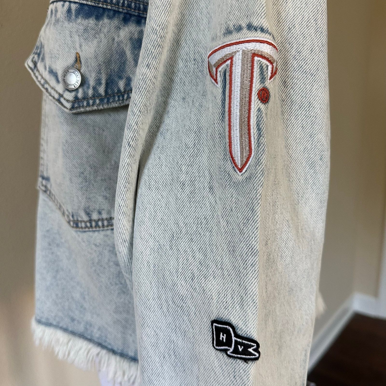 Other Hype & Vice Denim USC Trojans College Jacket Relaxed Size S Size S / US 4 / IT 40 - 10 Thumbnail