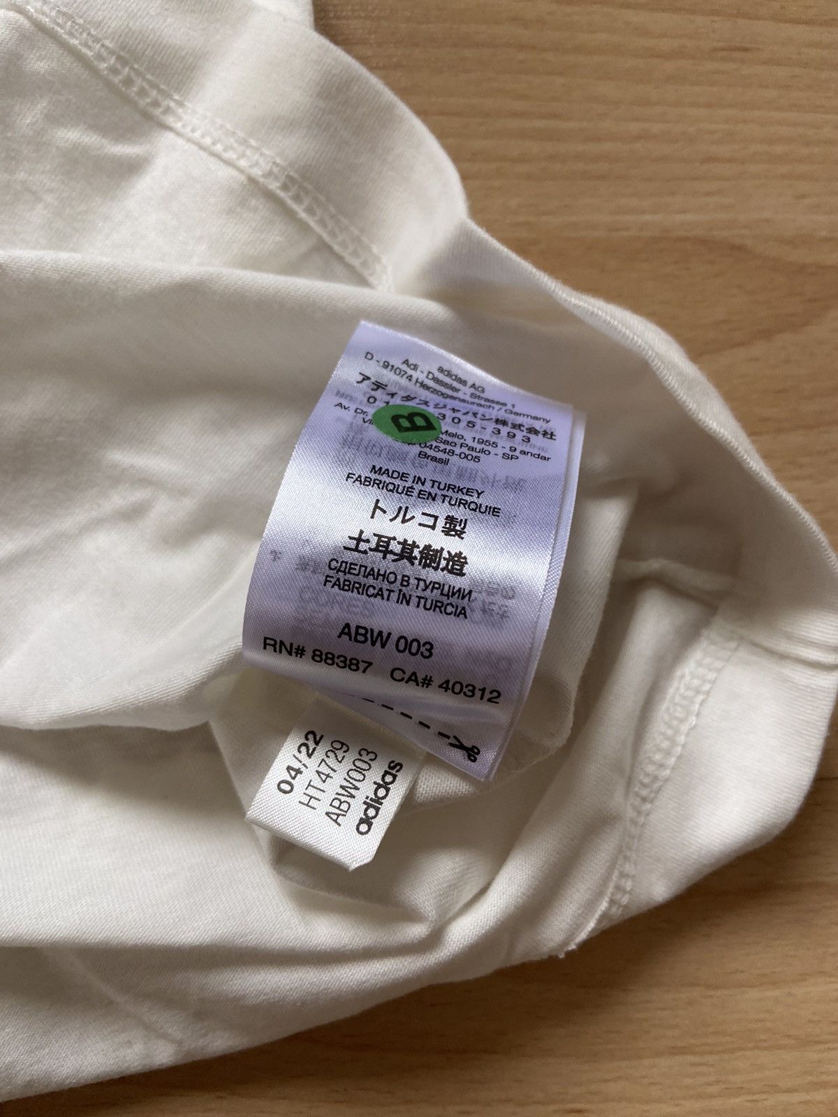 Yohji Yamamoto Adidas x Yohji Yamamoto x Y-3 Yohji Slicon Logo T-Shirt Size US M / EU 48-50 / 2 - 5 Thumbnail