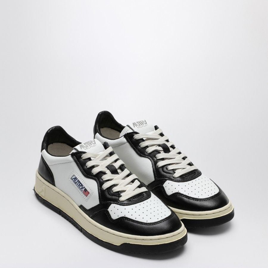 AUTRY o1d2blof0725 Leather Low-Top Sneakers in Black/White Size US 8 / EU 41 - 2 Thumbnail