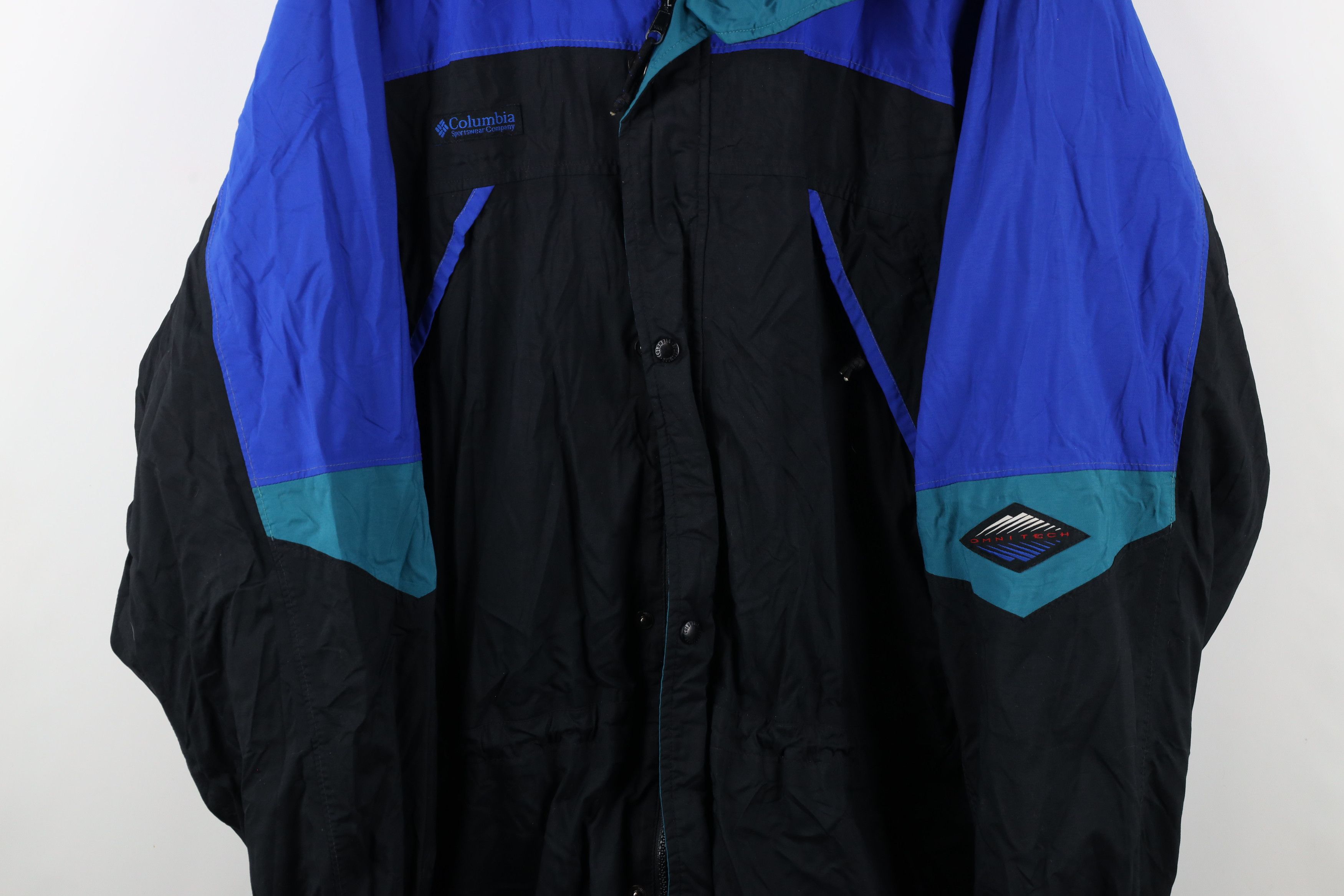 Columbia × Vintage Vintage 90s Columbia Spell Out Hooded Parka Jacket Size US XL / EU 56 / 4 - 3 Thumbnail