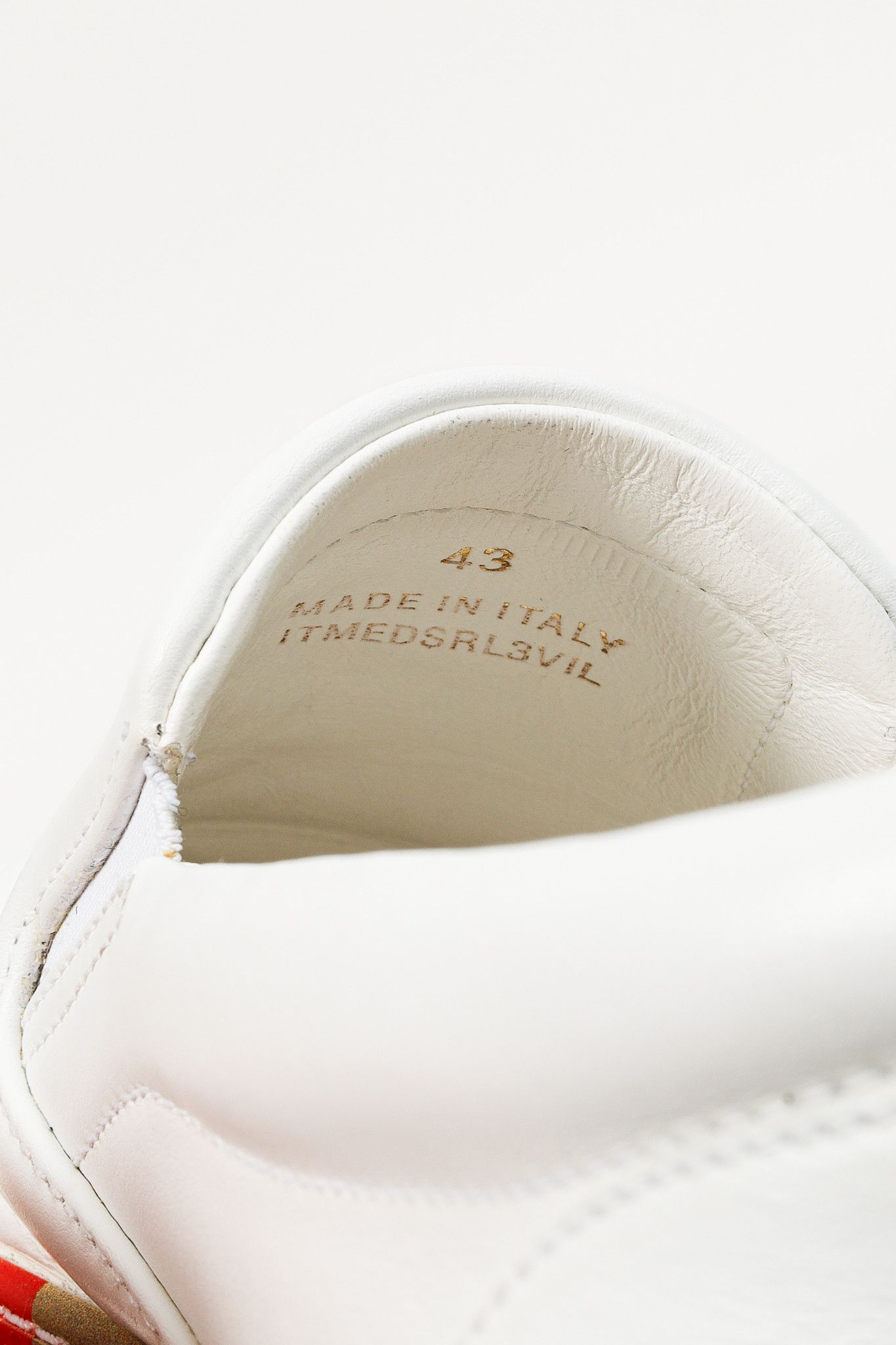 Burberry Burberry Men's Thompson White Leather Slip On Shoes Size US 10 / EU 43 - 11 Thumbnail