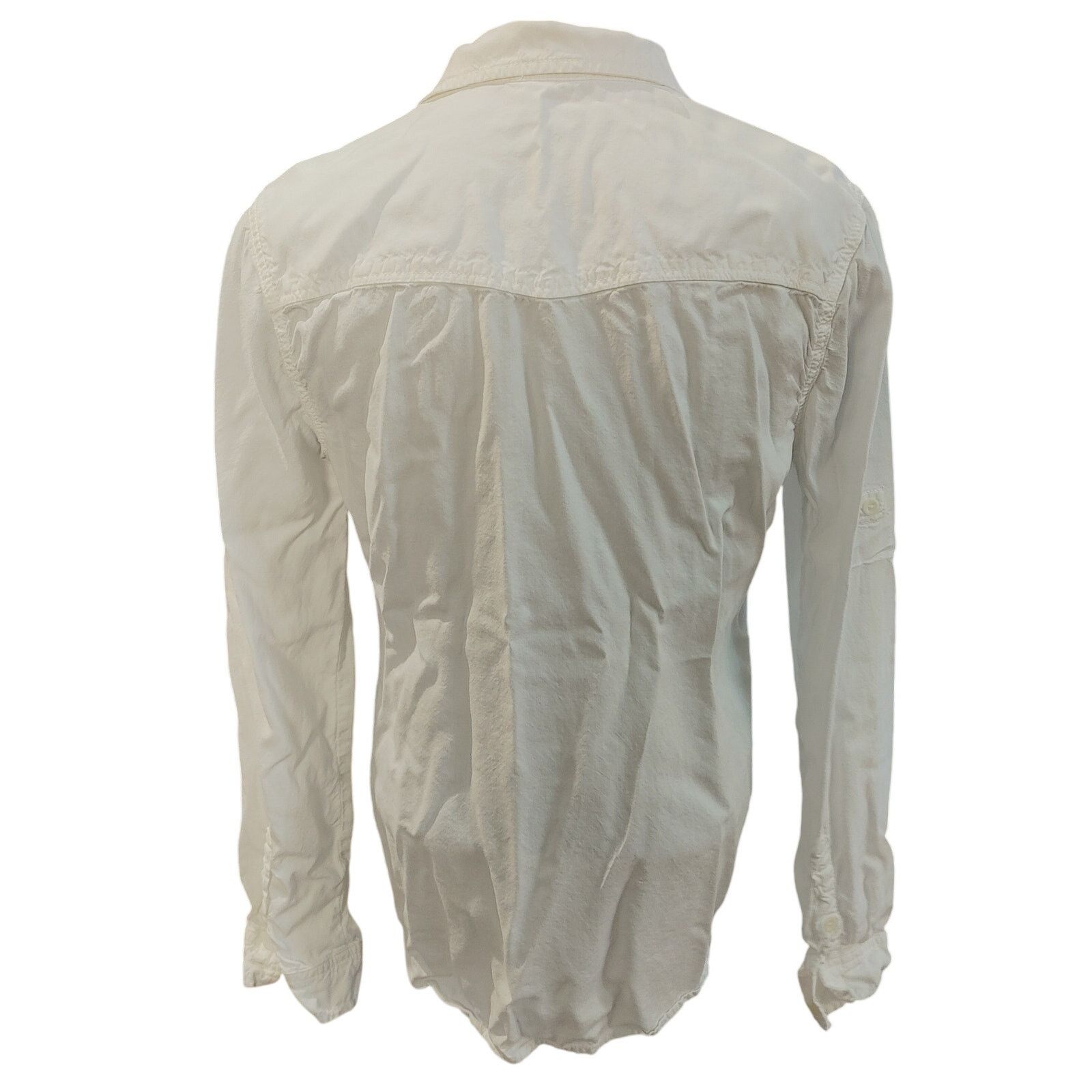 Other Cloth & Stone Women's L White Long Sleeve Bttn Dwn Top Size L / US 10 / IT 46 - 2 Thumbnail