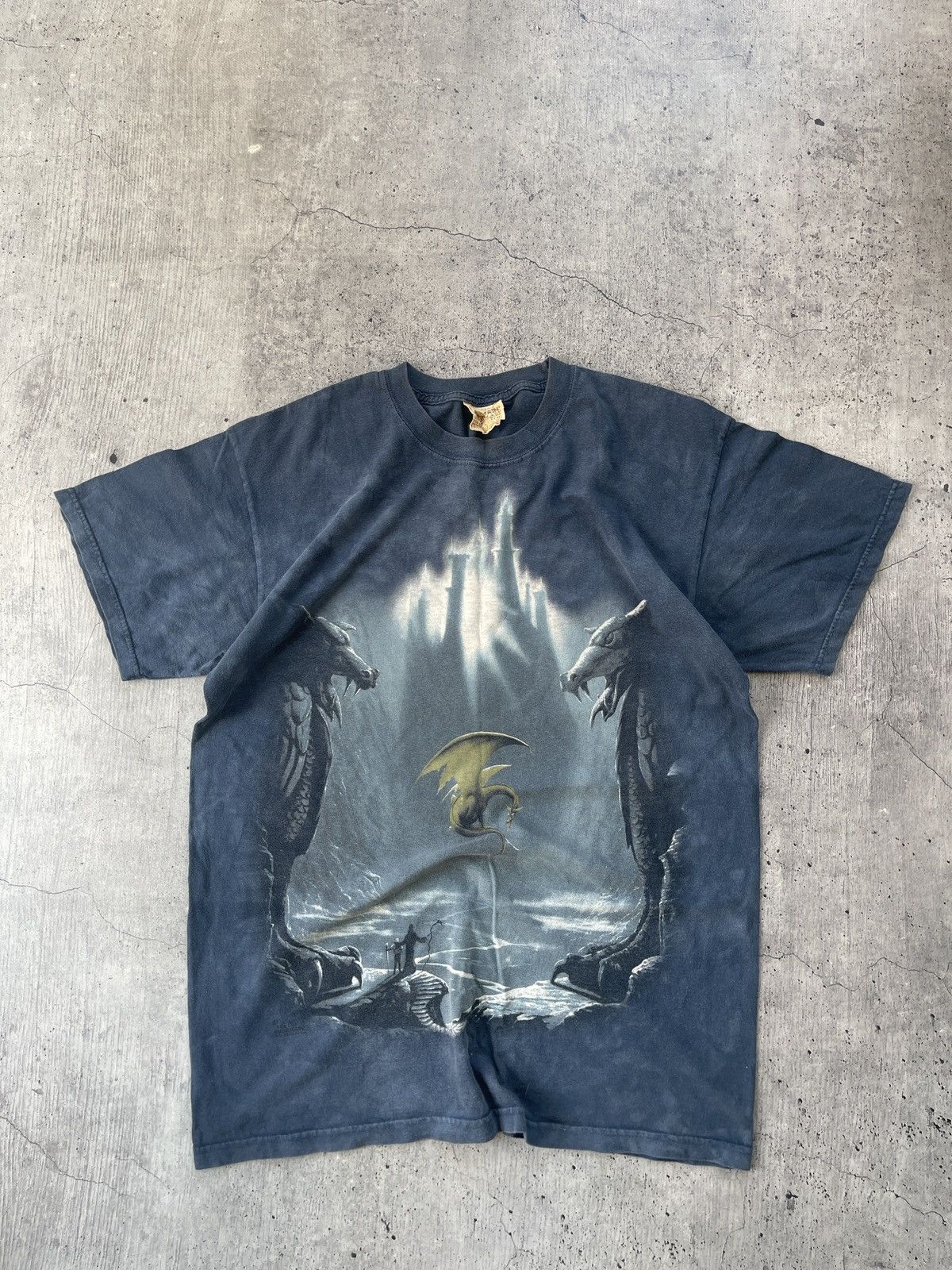 The Mountain × Vintage Vintage Y2K 2002 The Mountain Dragon Revelation t shirt Size US M / EU 48-50 / 2 - 2 Thumbnail