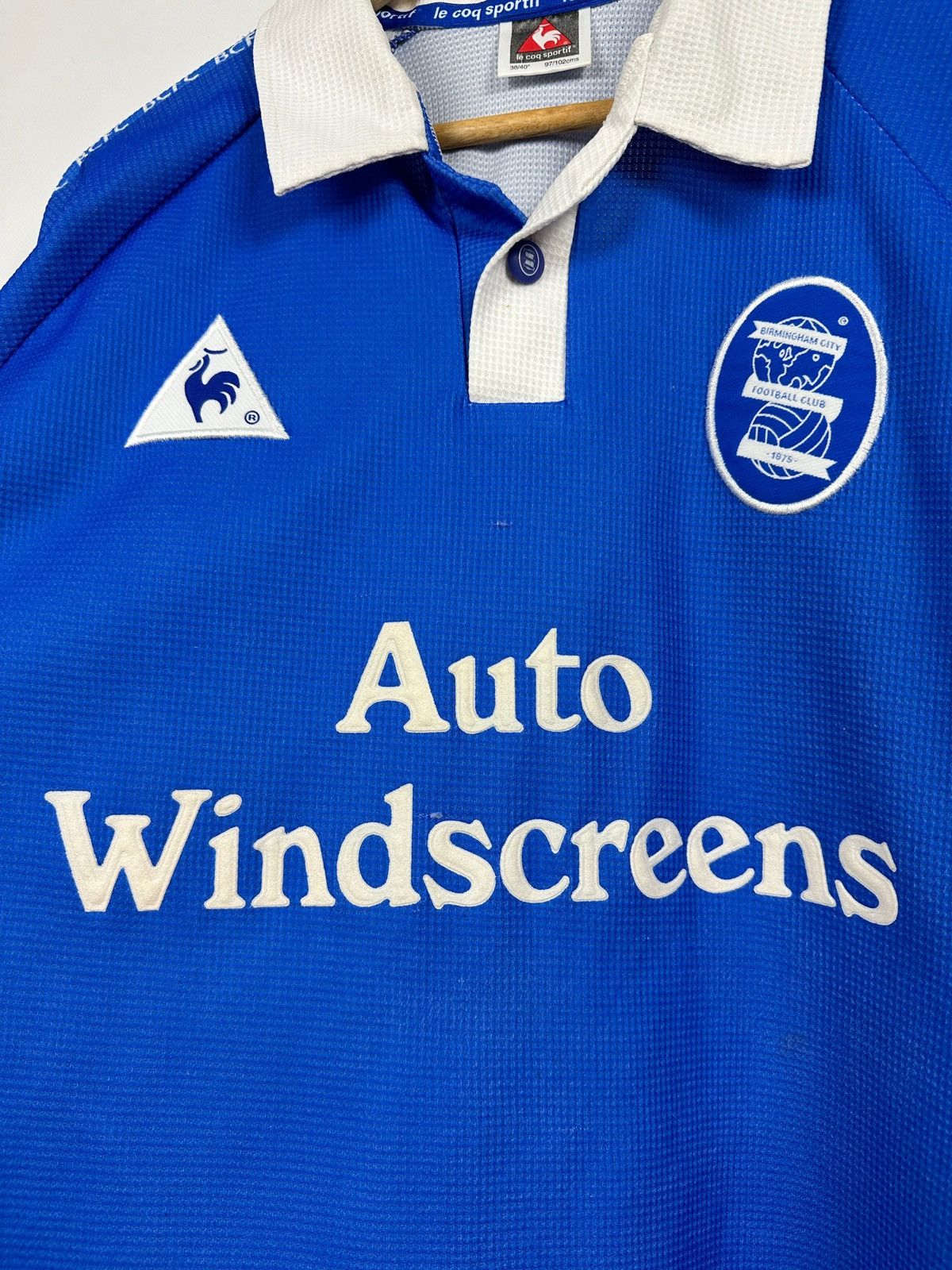 Le Coq Sportif 1998/99 Le Coq Sportif Birmingham City Vintage Soccer Jersey Size US L / EU 52-54 / 3 - 10 Thumbnail