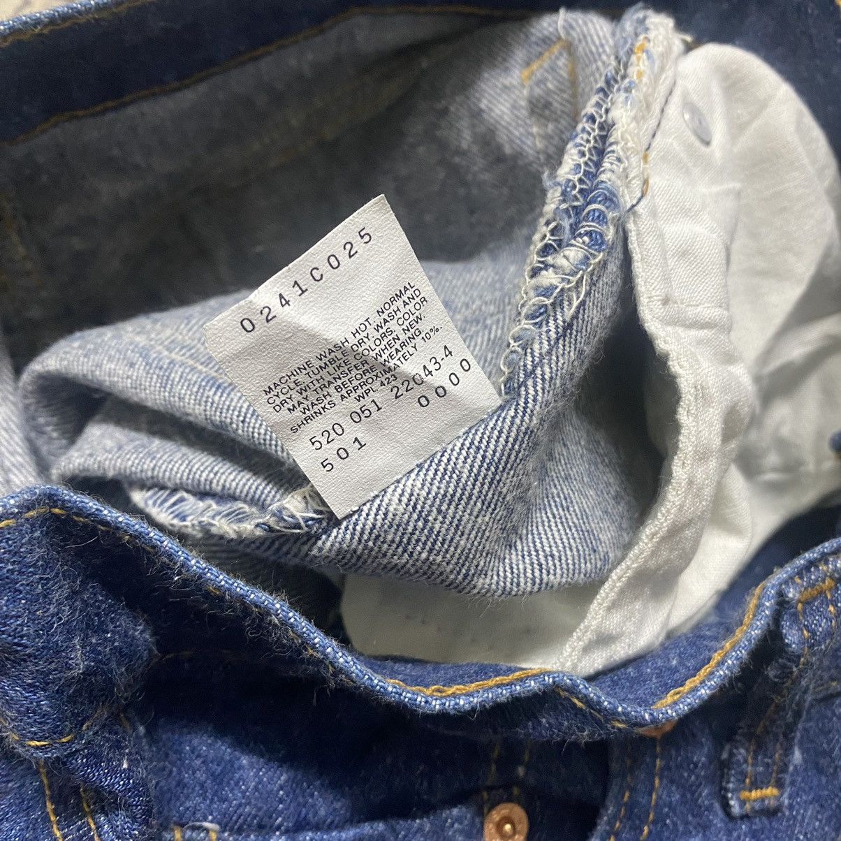 Levi's Vintage 80s Levis 501xx Dark Blue Jeans Size US 26 / EU 42 - 23 Thumbnail
