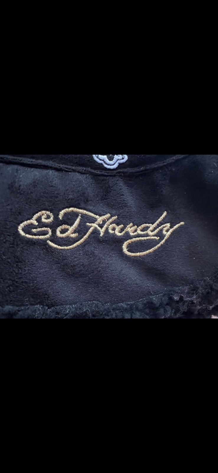 Ed Hardy Ed Hardy Skull Fleece Lined Bucket Hat Unisex Size ONE SIZE - 3 Thumbnail