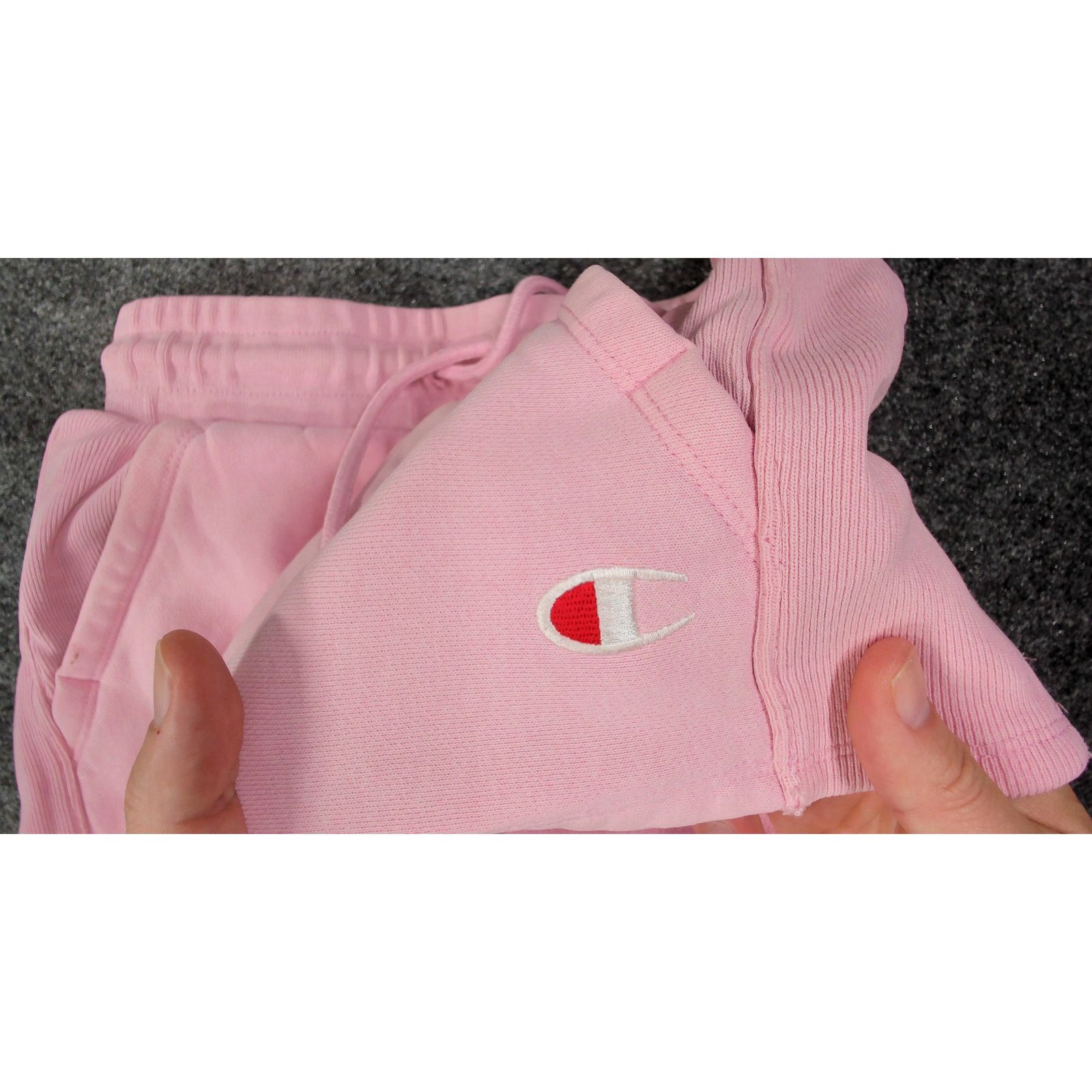 Champion Champion Vintage Y2K Pastel Pink Reverse Weave Sweatshorts Size 26" / US 2 / IT 38 - 8 Thumbnail