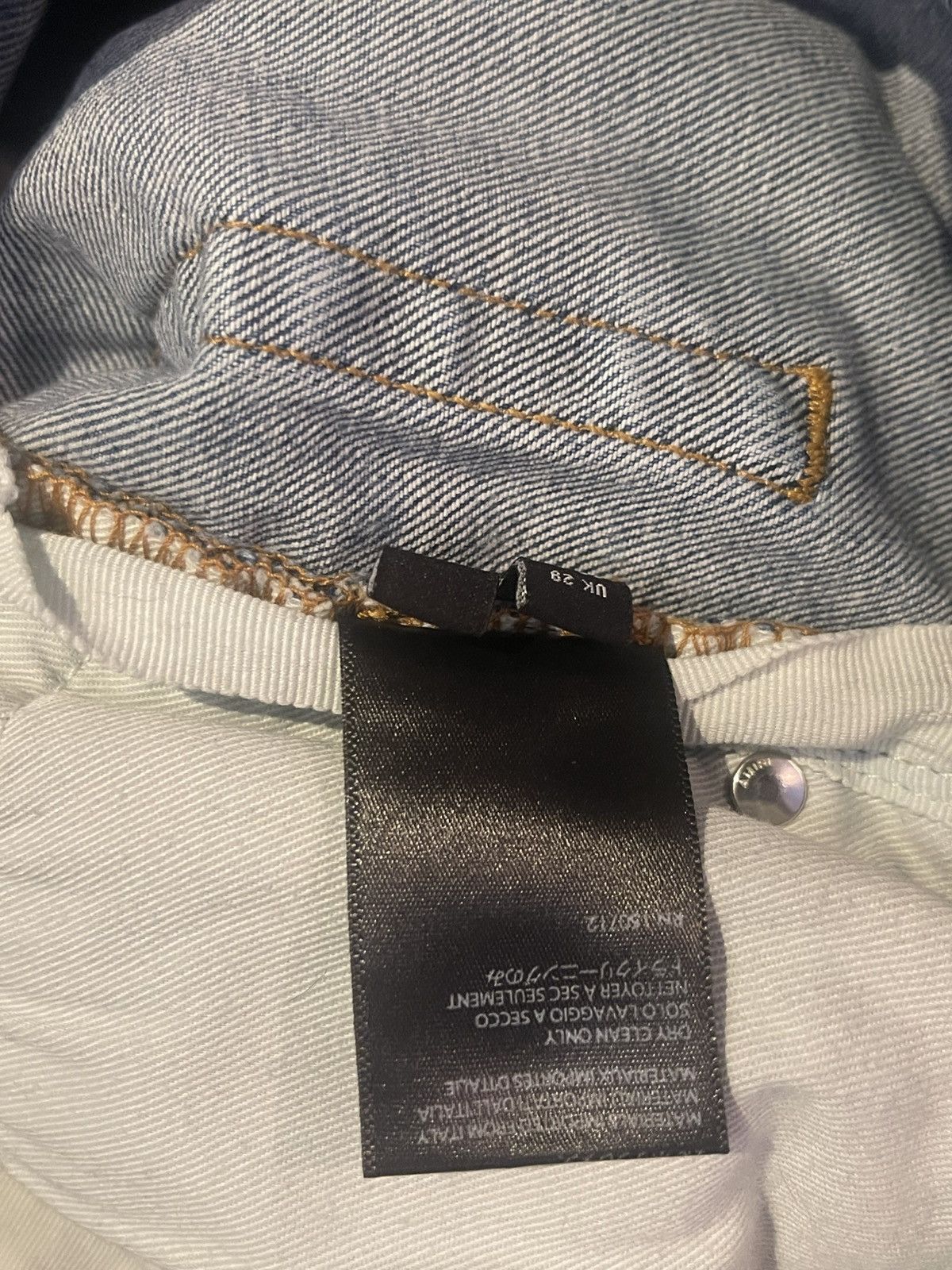 Amiri Amiri MX1 blue painter jeans Size US 29 - 7 Thumbnail