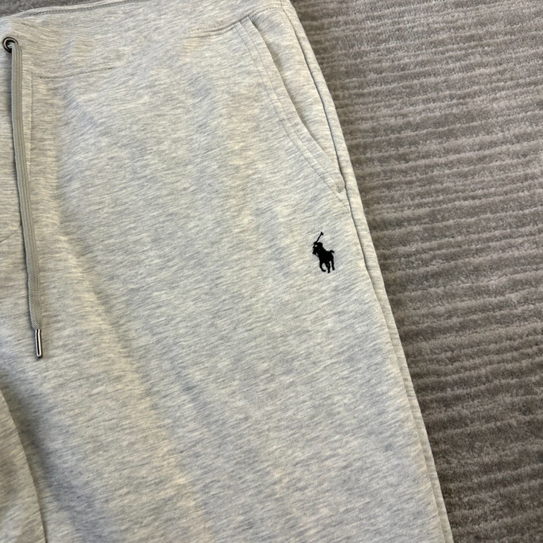 Polo Ralph Lauren Polo Ralph Lauren Pants Jogger XL Mens Gray Double Knit Tech Fleece Athletic Activewear Size US XL / EU 56 / 4 - 4 Thumbnail