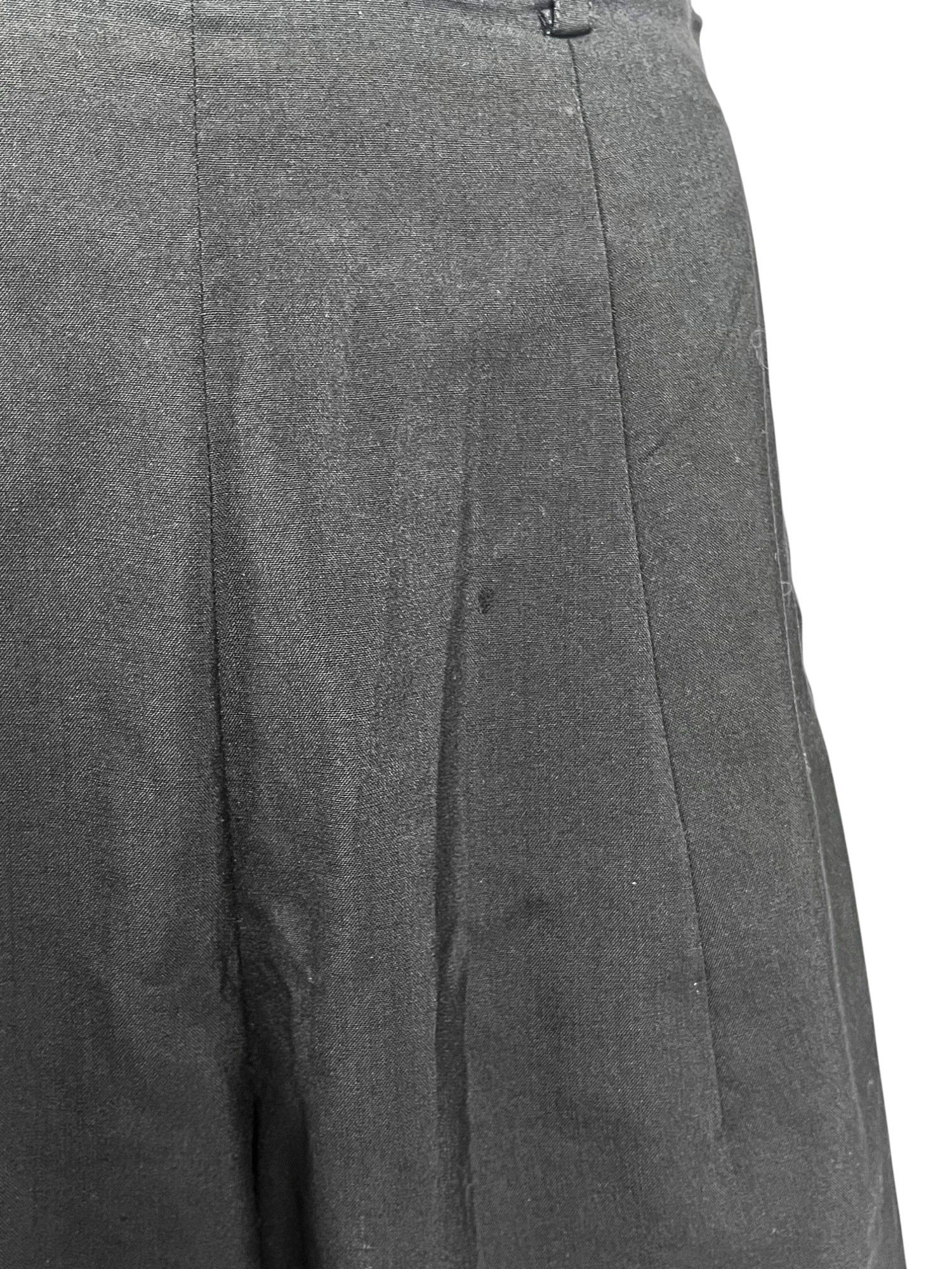 Yohji Yamamoto 2000's Low Rise Black Wool Shorts Size 28" / US 6 / IT 42 - 7 Thumbnail