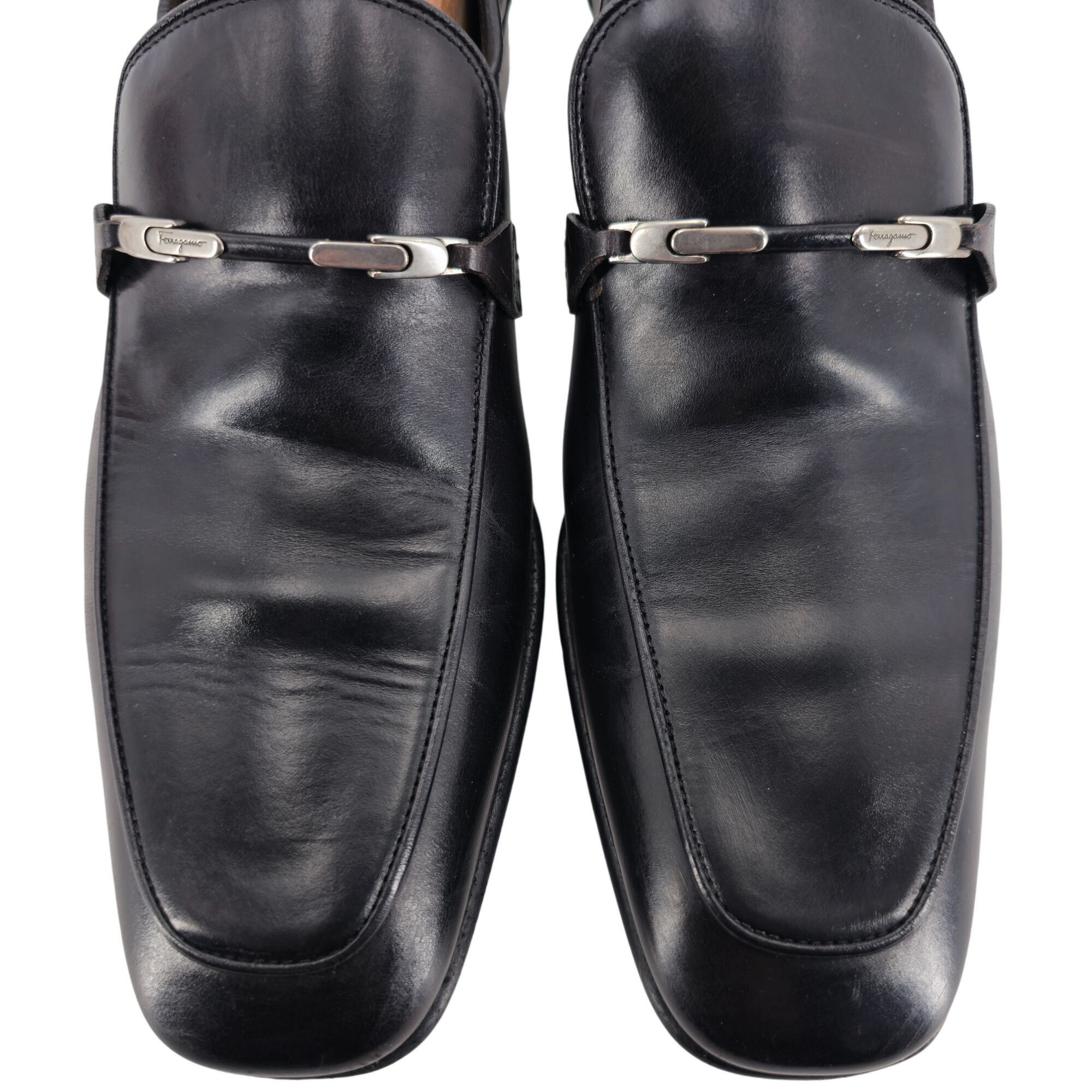 Salvatore Ferragamo Salvatore Ferragamo Italy Mens 6 Black Leather Dress Shoes Size US 6 / EU 39 - 2 Thumbnail