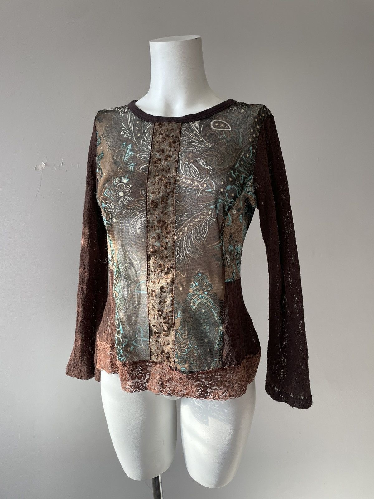 Vintage y2k blouse Size L / US 10 / IT 46 - 5 Thumbnail