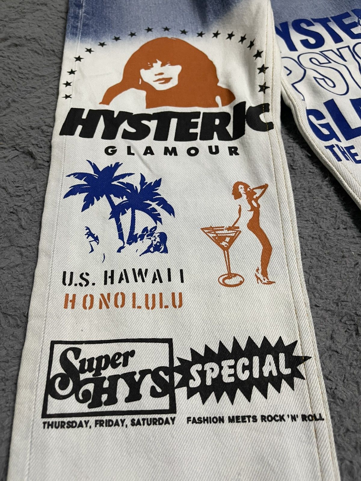 Designer × Hysteric Glamour × Japanese Brand Rare Hysteric Glamour Jeans Size 23" - 5 Thumbnail