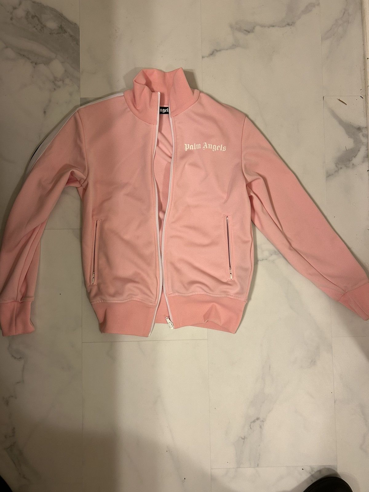 image of Palm Angels Track Jacket in Pink, Women's (Size XS)