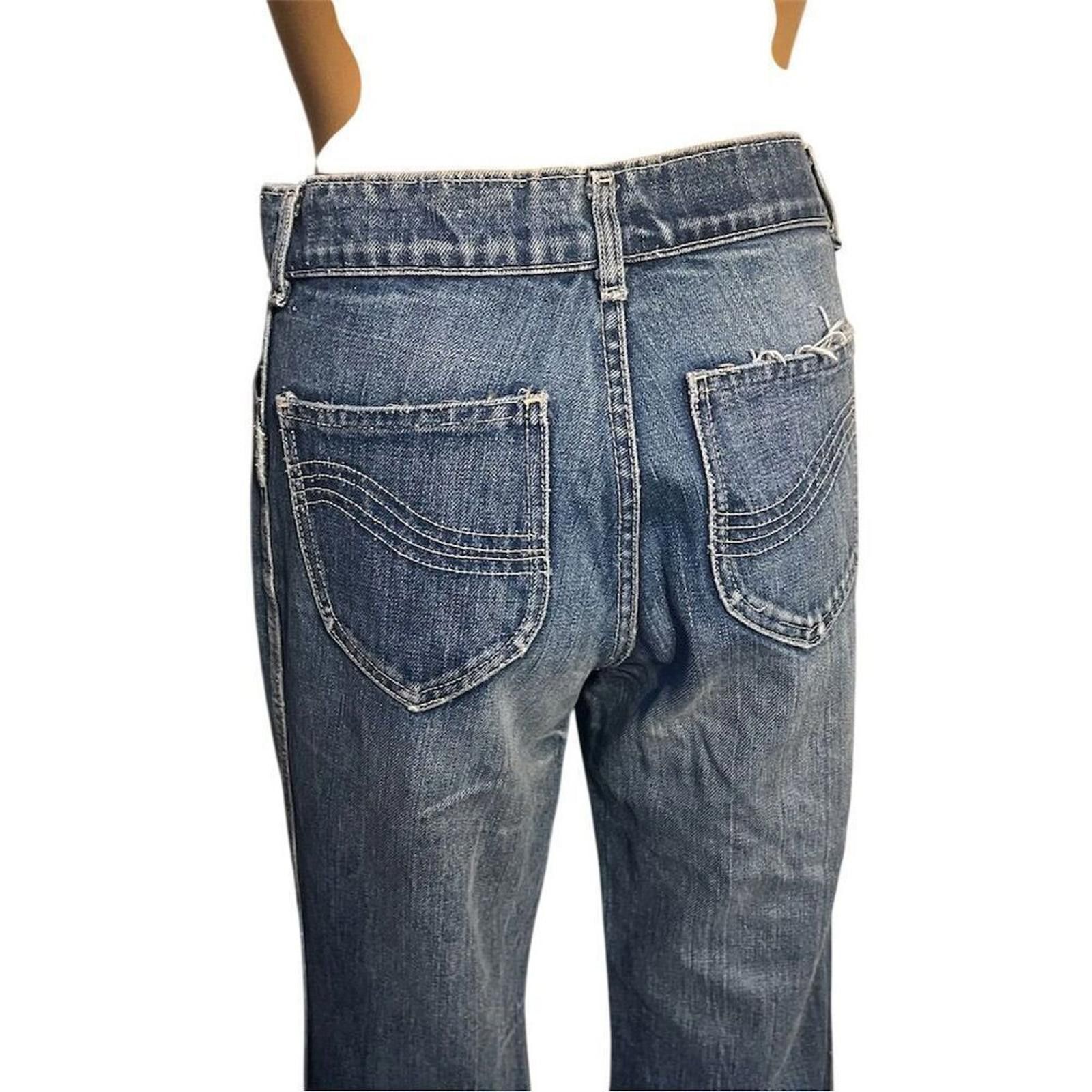 Other Germany made 1970s jeans Women's Wide-Leg Flare Jeans small Size 28" / US 6 / IT 42 - 4 Thumbnail