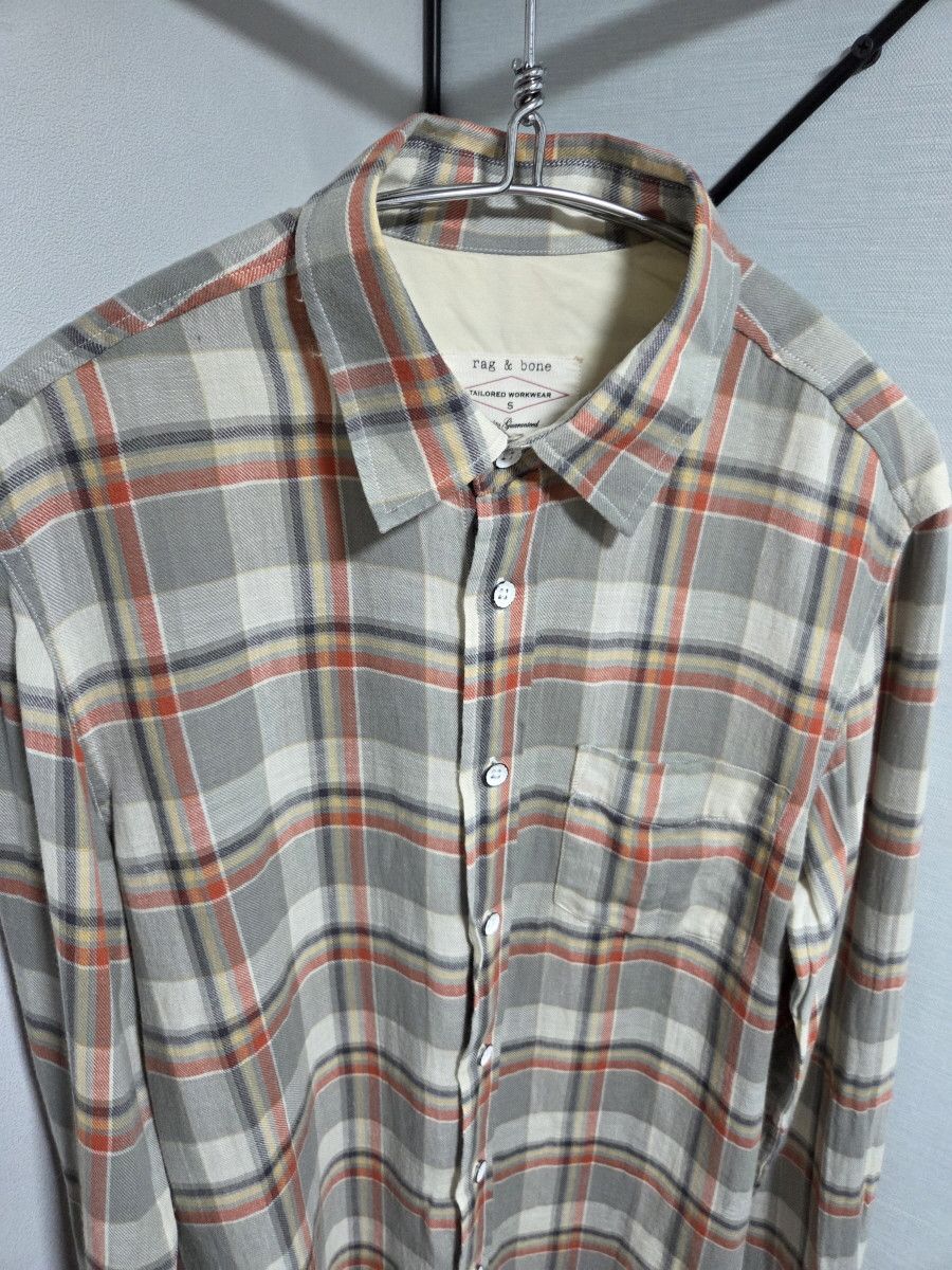 Rag & Bone **RAG & BONE Yokohama Check Shirt Size S / US 4 / IT 40 - 3 Thumbnail