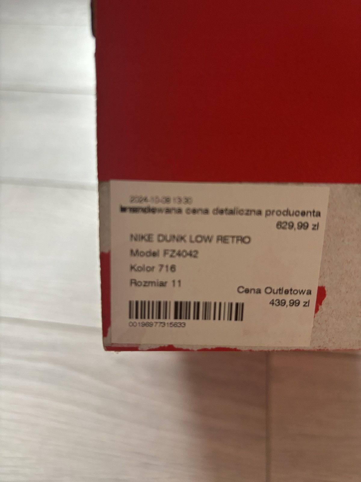 Nike Nike dunk low retro sneakers Size US 11 / EU 44 - 3 Thumbnail