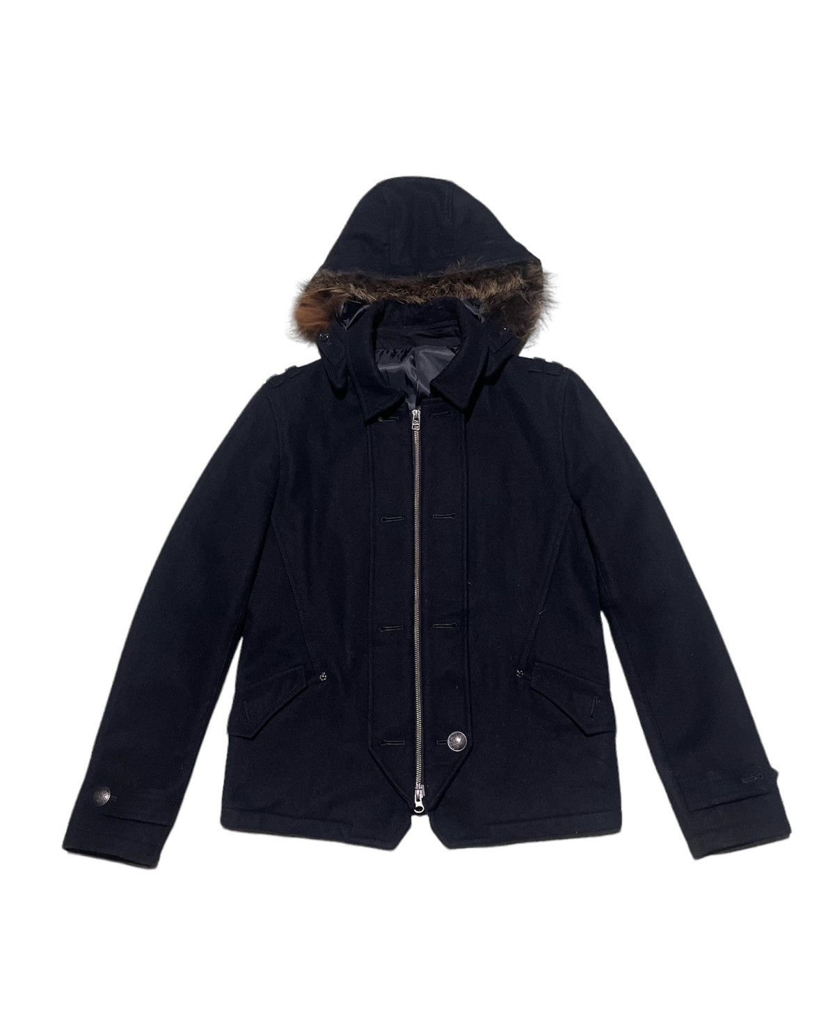 PPFM Vintage PPFM Hooded Jacket Fur Lined Hood, Cozy Outerwear Size US M / EU 48-50 / 2 - 1 Thumbnail