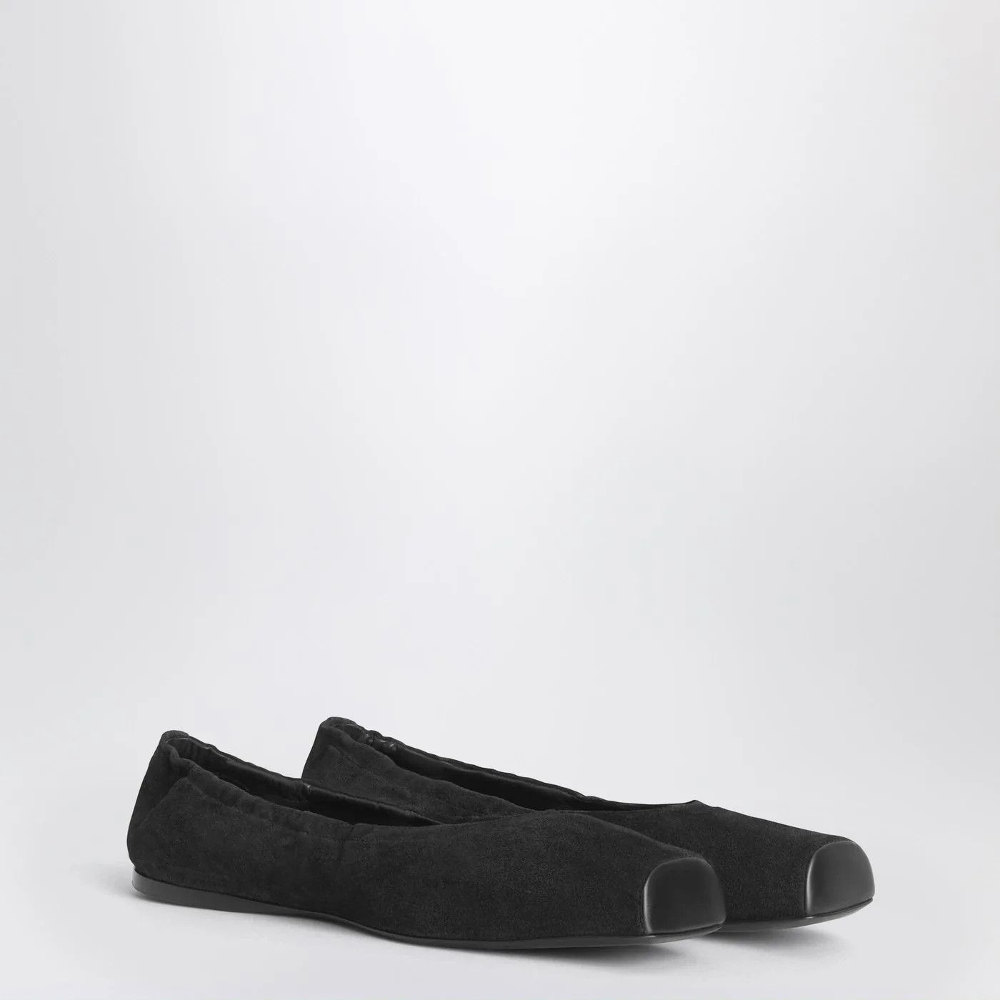 Alaia o1d2blof0426 Two-Tone Ballerina in Black Size US 9 / IT 39 - 2 Thumbnail
