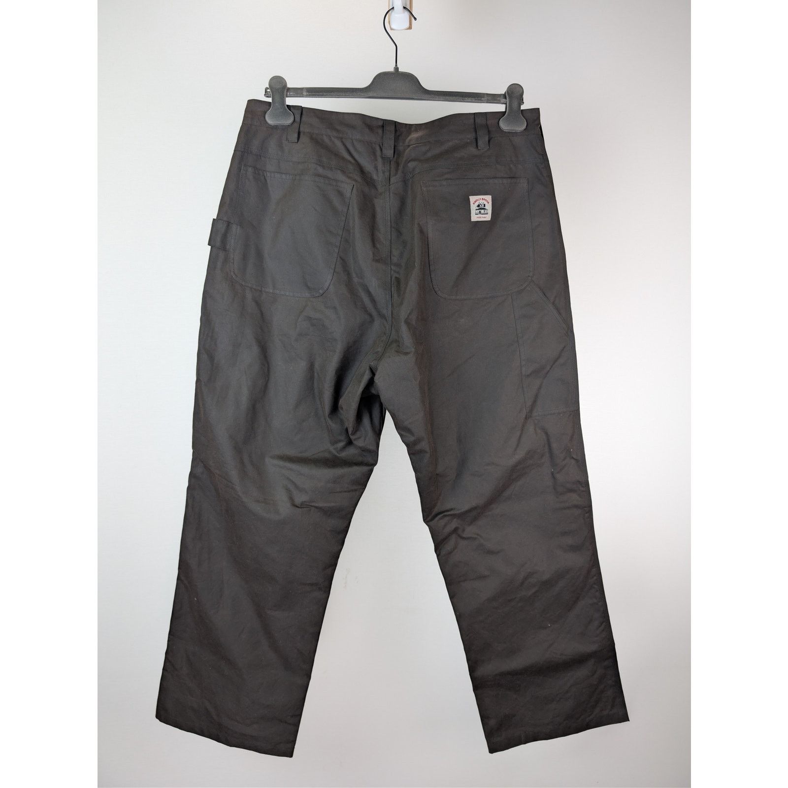 Bode o1rshd1 Waxed Cotton Knolly Brook Trousers in Brown Size US 38 / EU 54 - 17 Thumbnail