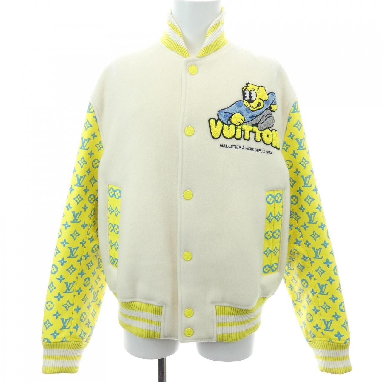 Louis Vuitton Louis Vuitton Louis Vuitton Monogram Playground Varsity Blouson Canvas Outerwear HOL62EYJ3 DUTY FREE for USA Size ONE SIZE - 1 Thumbnail