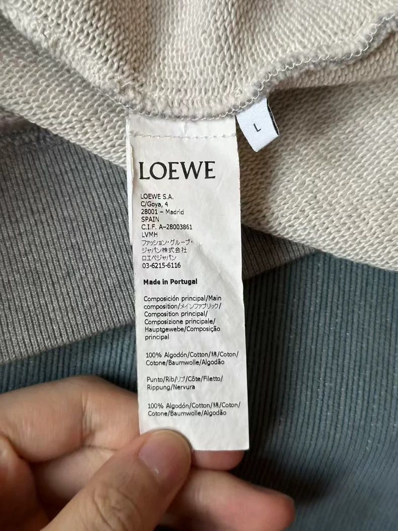 Loewe LOEWE Gray color matching sweater Size L / US 10 / IT 46 - 3 Thumbnail