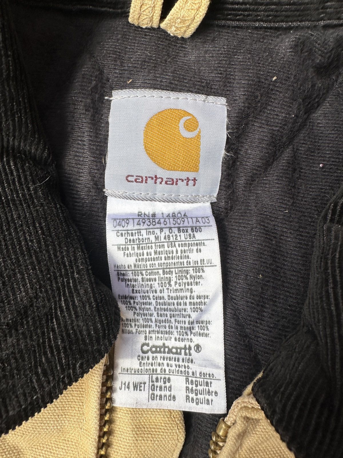 Carhartt Carhartt J14 WET – Vintage Santa Fe Quilt-Lined Jacket 2009 Size US L / EU 52-54 / 3 - 5 Thumbnail