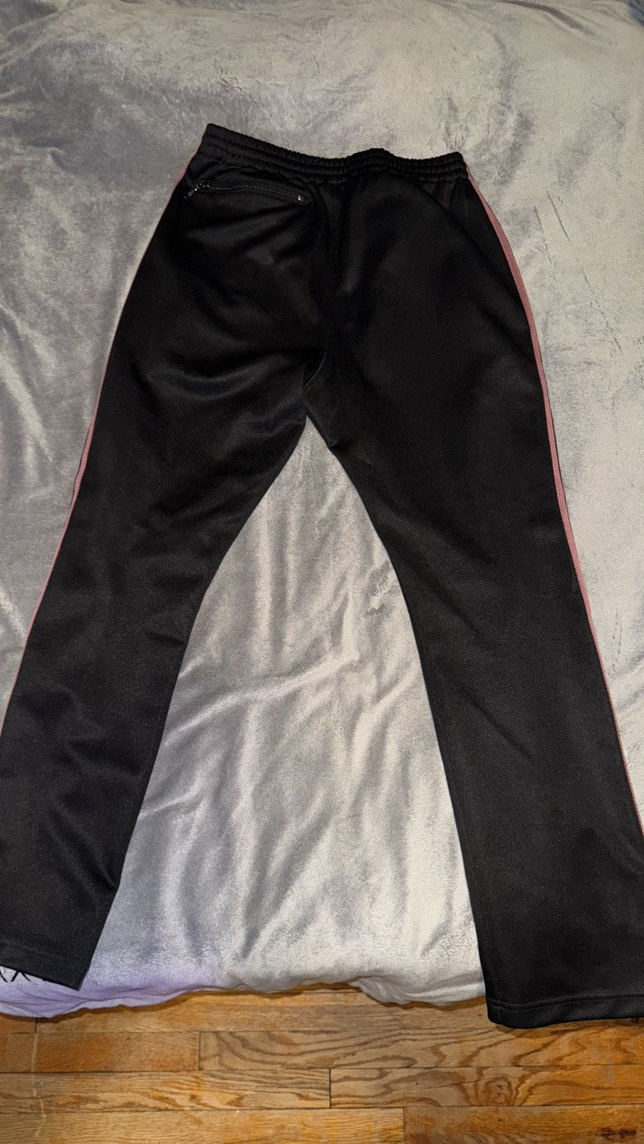 Needles Needles Narrow Track Pants “Black” Size US 32 / EU 48 - 3 Thumbnail