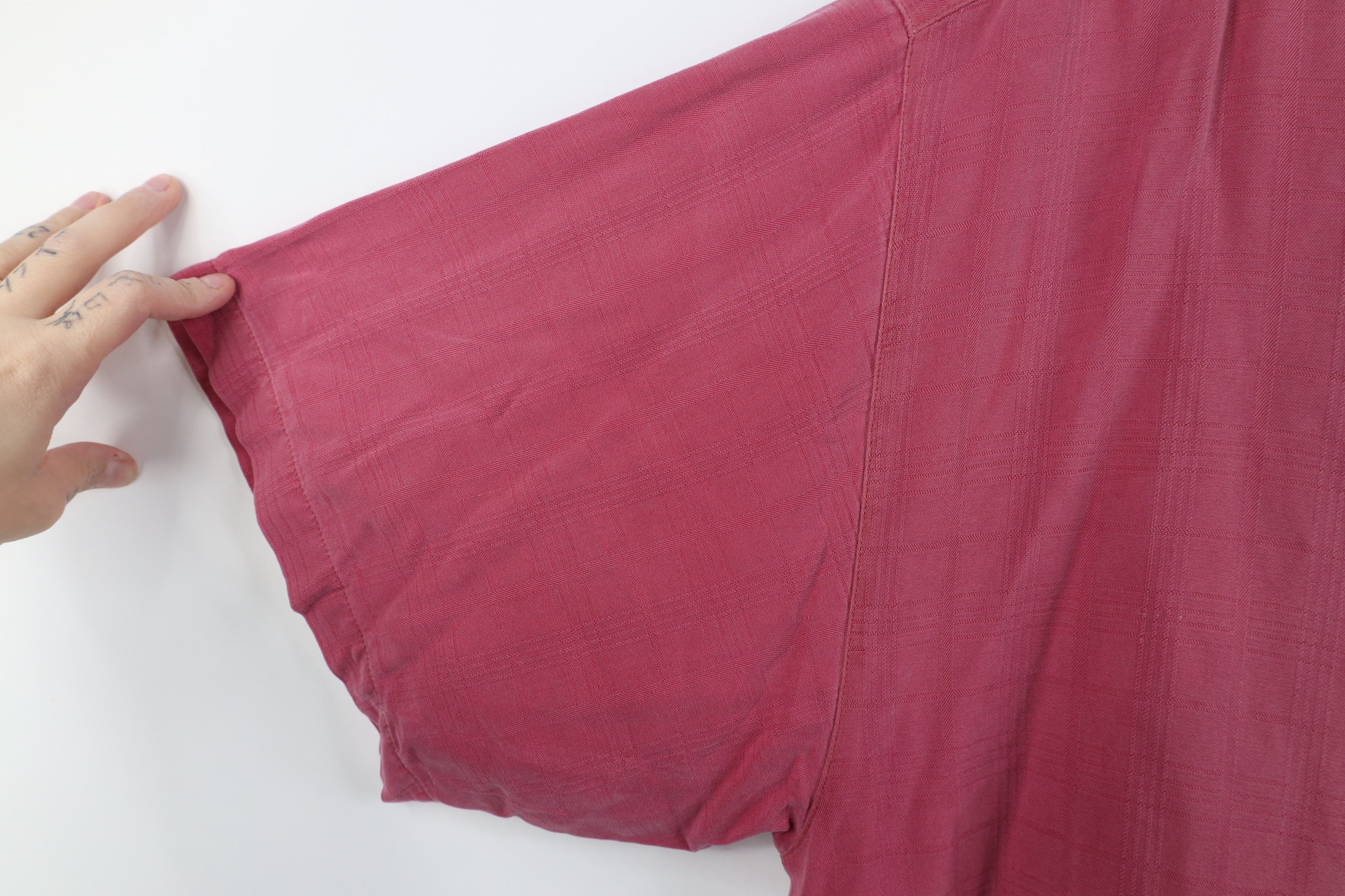 Tommy Bahama Vintage 90s Tommy Bahama Loop Collar Camp Button Shirt Red Size US XL / EU 56 / 4 - 10 Thumbnail
