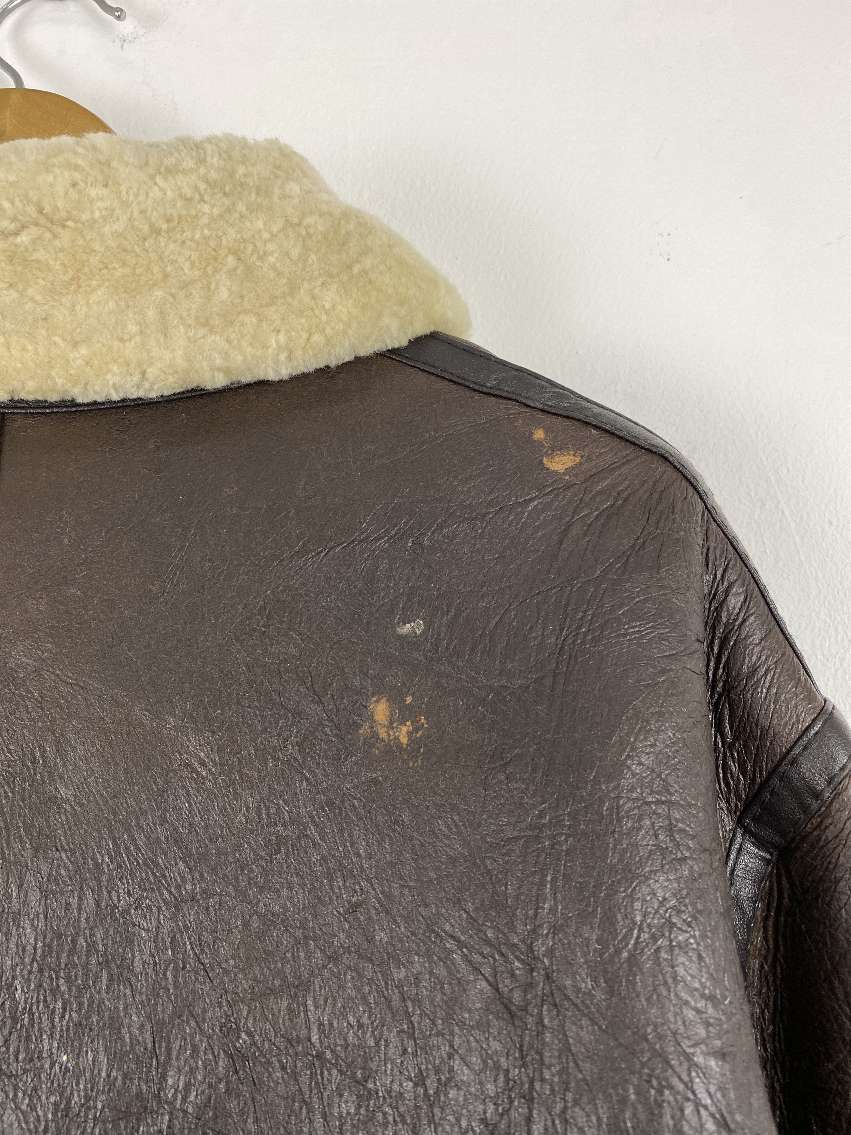 Japanese Brand Vintage Military Air Force B3 Leather Jacket JZ0005 Size US M / EU 48-50 / 2 - 13 Thumbnail