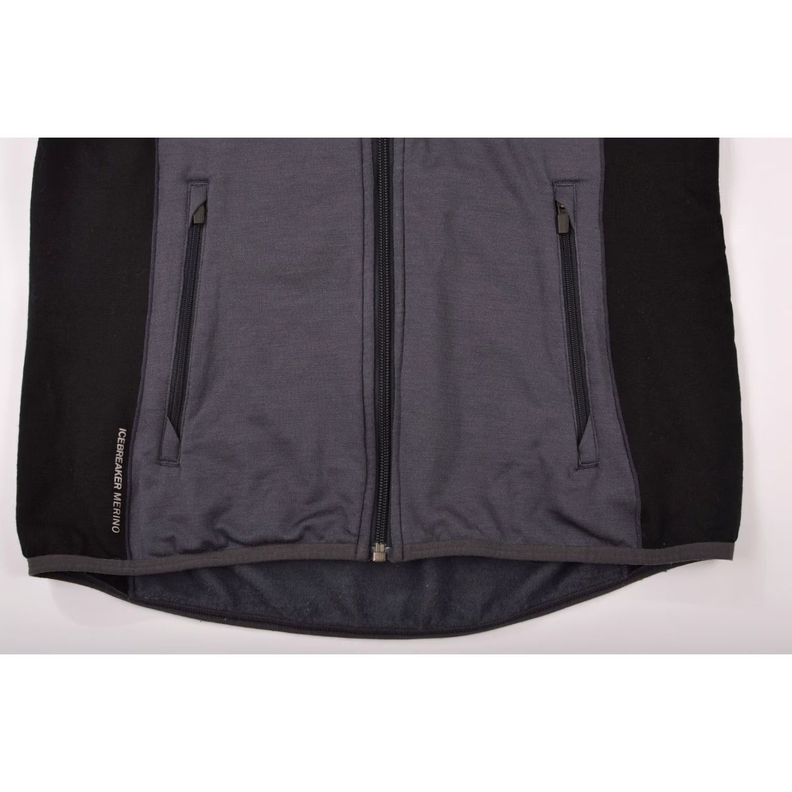 Icebreaker Icebreaker W Atom LS Full Zip Merino GT Top Sweater Woman L Gray N/A 101474002 Size L / US 10 / IT 46 - 3 Thumbnail