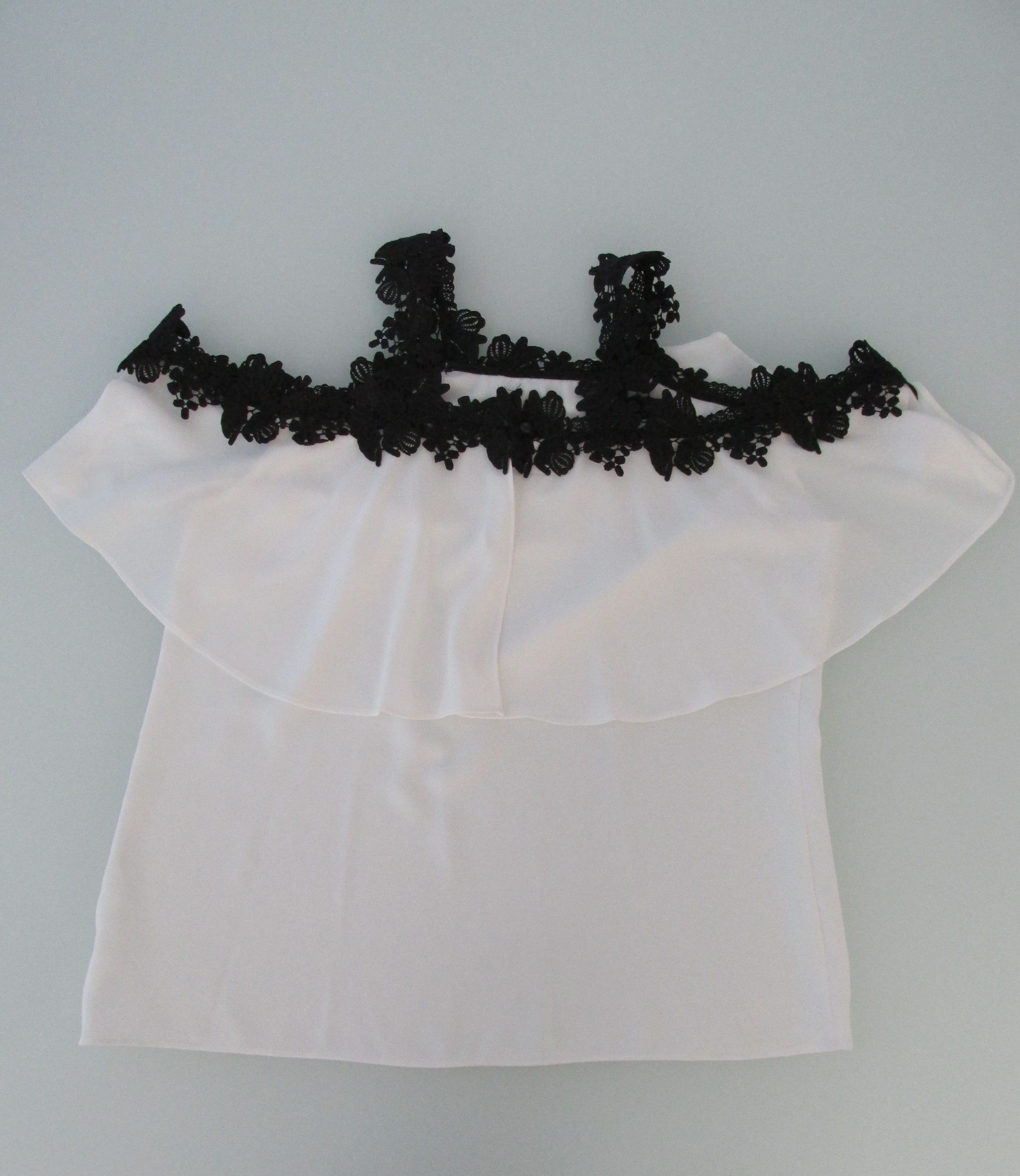 Other Forever 21 Women's Cold/Open Shoulder Blouse Size Medium Size M / US 6-8 / IT 42-44 - 5 Thumbnail