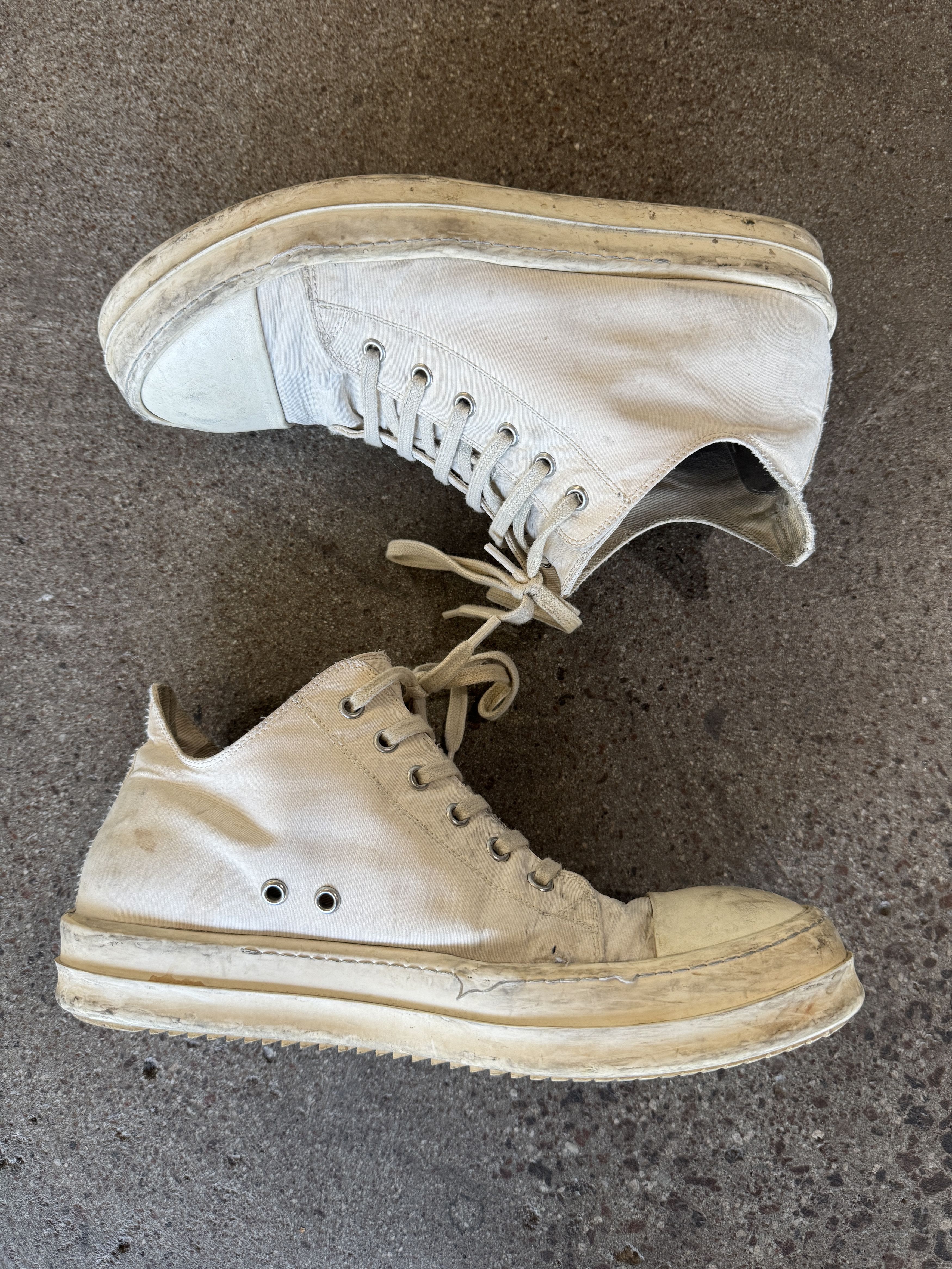 Rick Owens Low Top Ramones Size US 8.5 / EU 41-42 - 2 Thumbnail