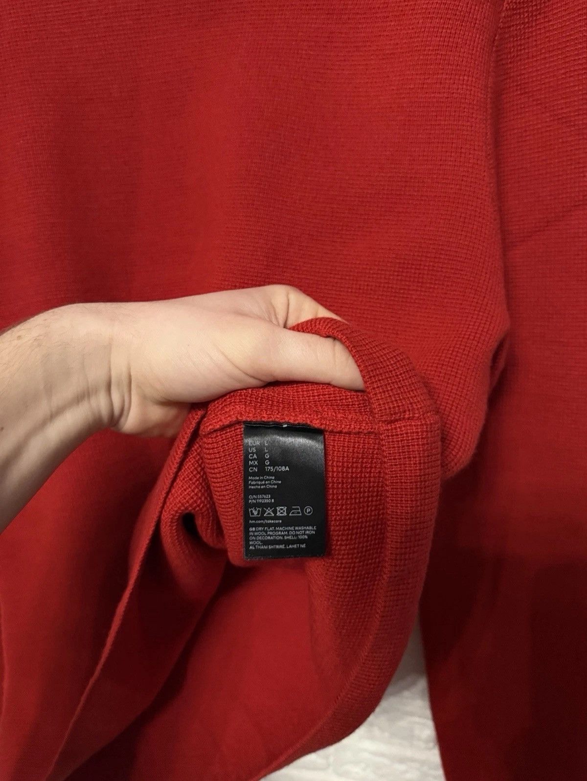 H&M Rare Rabanne x H&M Brand New Wool Knit Sweater Turtleneck Size US L / EU 52-54 / 3 - 6 Thumbnail