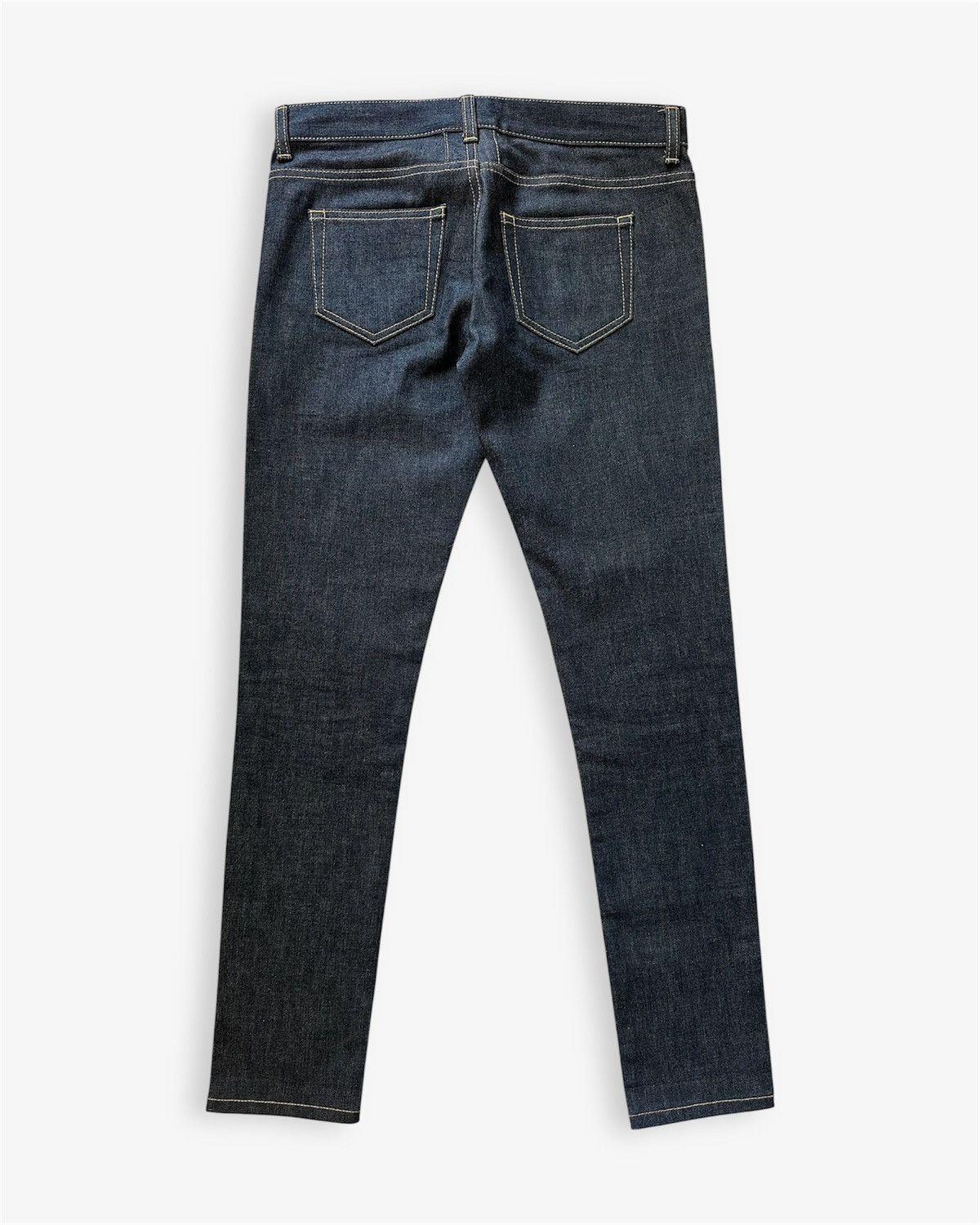 Saint Laurent Paris Hedi Slimane SS2013 SAINT LAURENT D01 Raw Blue Denim Jeans Size US 28 / EU 44 - 5 Thumbnail