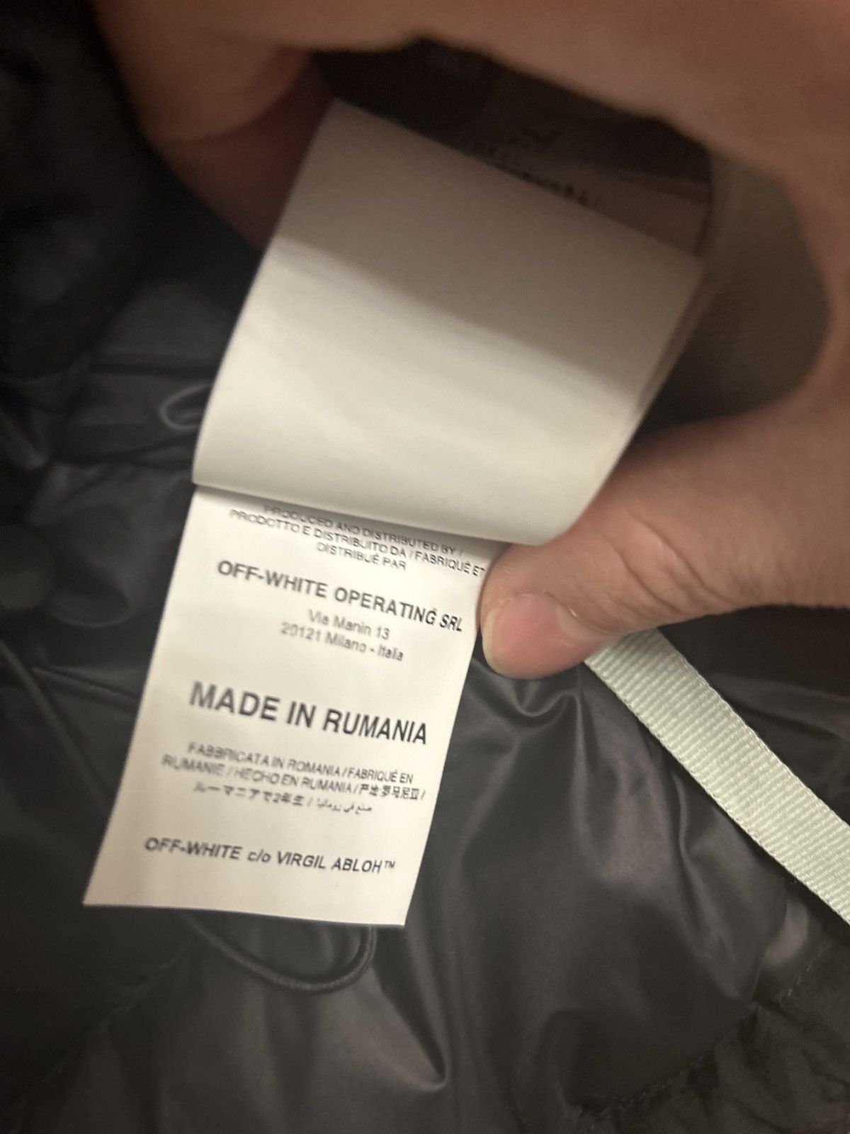 Off-White × Virgil Abloh Off White Off-white down jacket downjacket Size US L / EU 52-54 / 3 - 8 Thumbnail