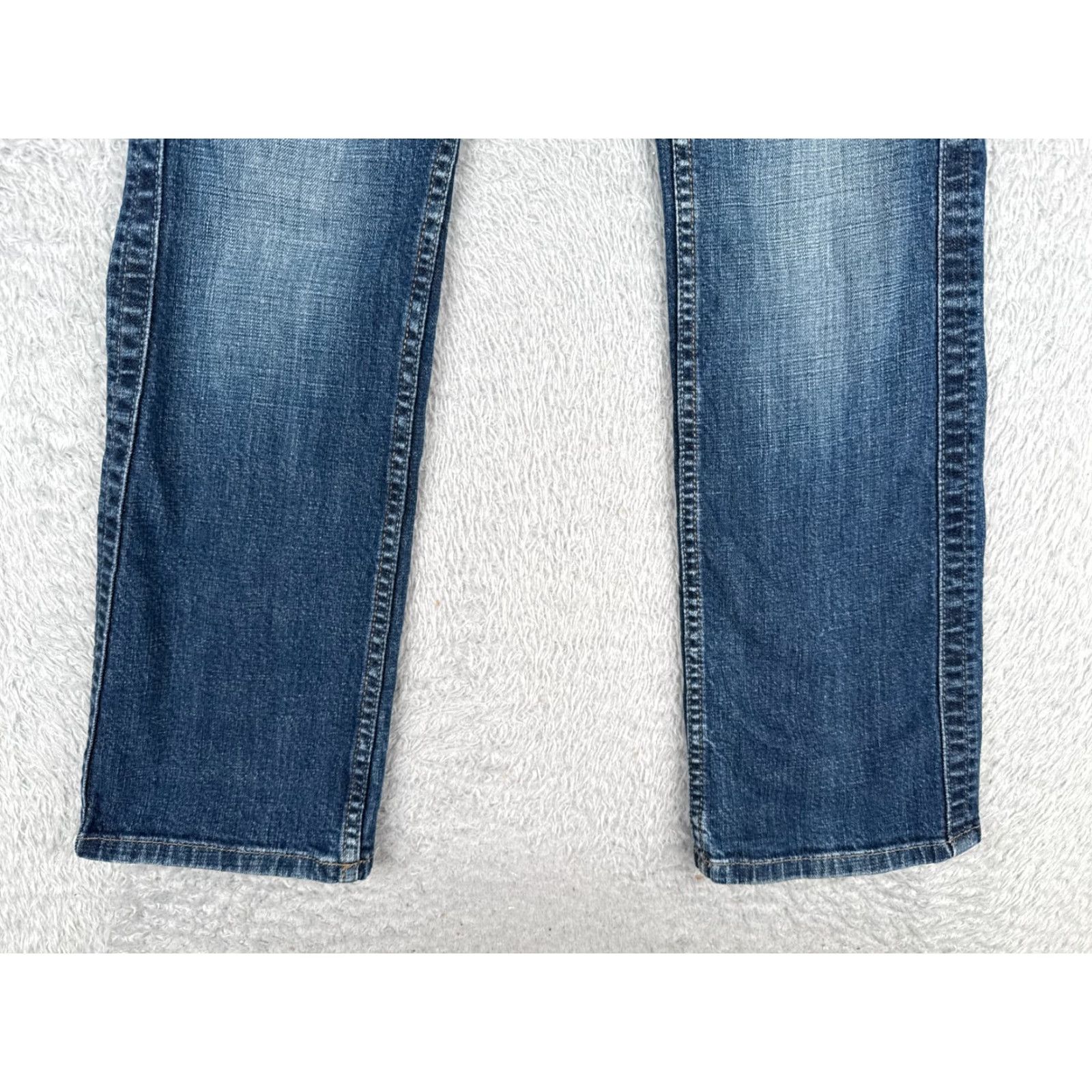 Calvin Klein Calvin Klein Jeans Women Denim Straight Jeans Blue 2 Low Rise Cotton Blend 25x30 5-Pocket Design Size 26" / US 2 / IT 38 - 2 Thumbnail
