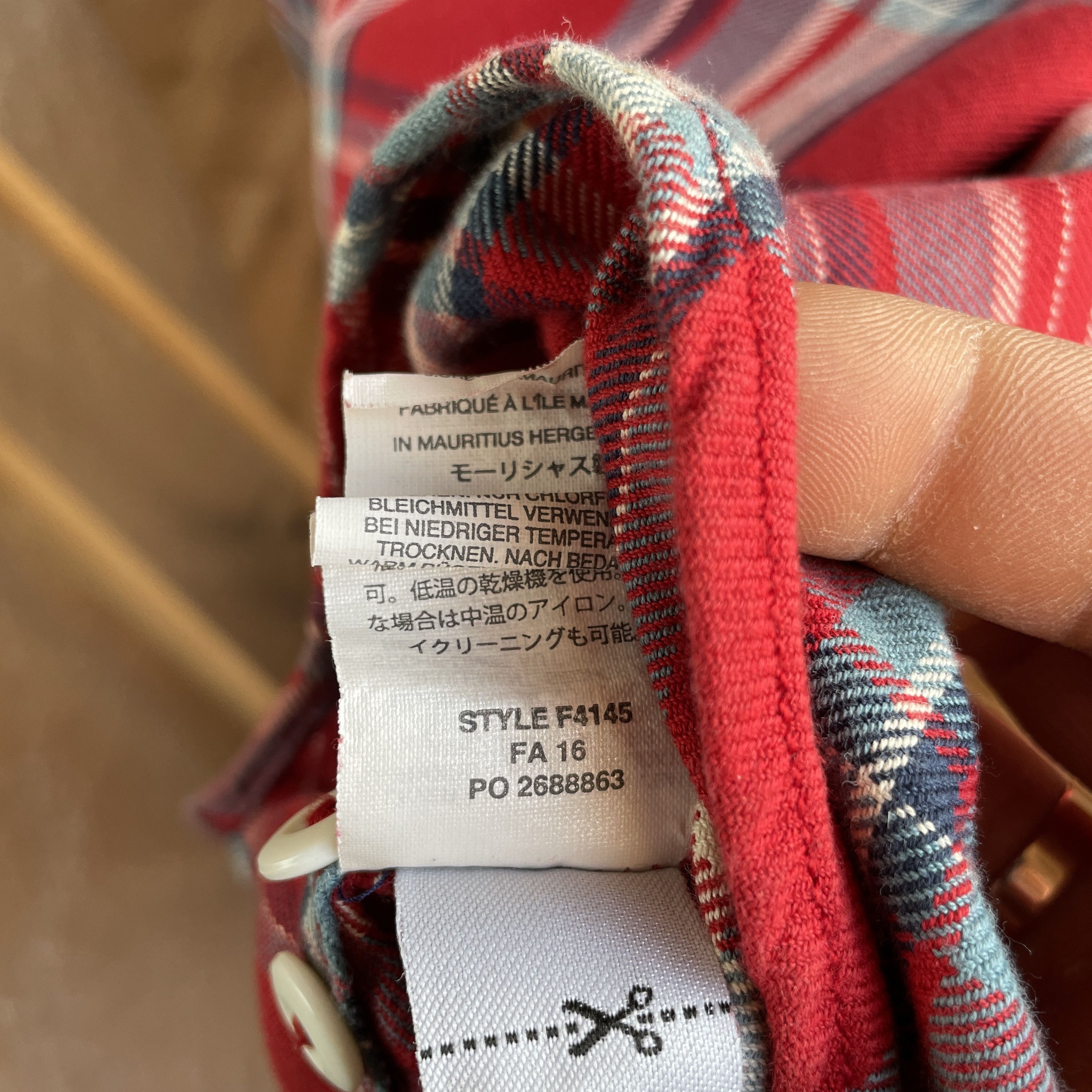 J.Crew J.Crew Red Plaid Flannel Shirt Size L Size US L / EU 52-54 / 3 - 6 Thumbnail