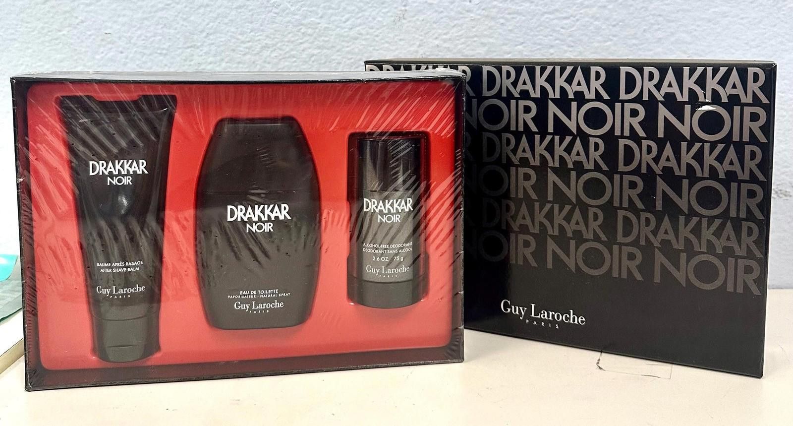 Designer Guy Laroche Drakkar Noir 3pc Perfume Set for Men Size ONE SIZE - 1 Preview