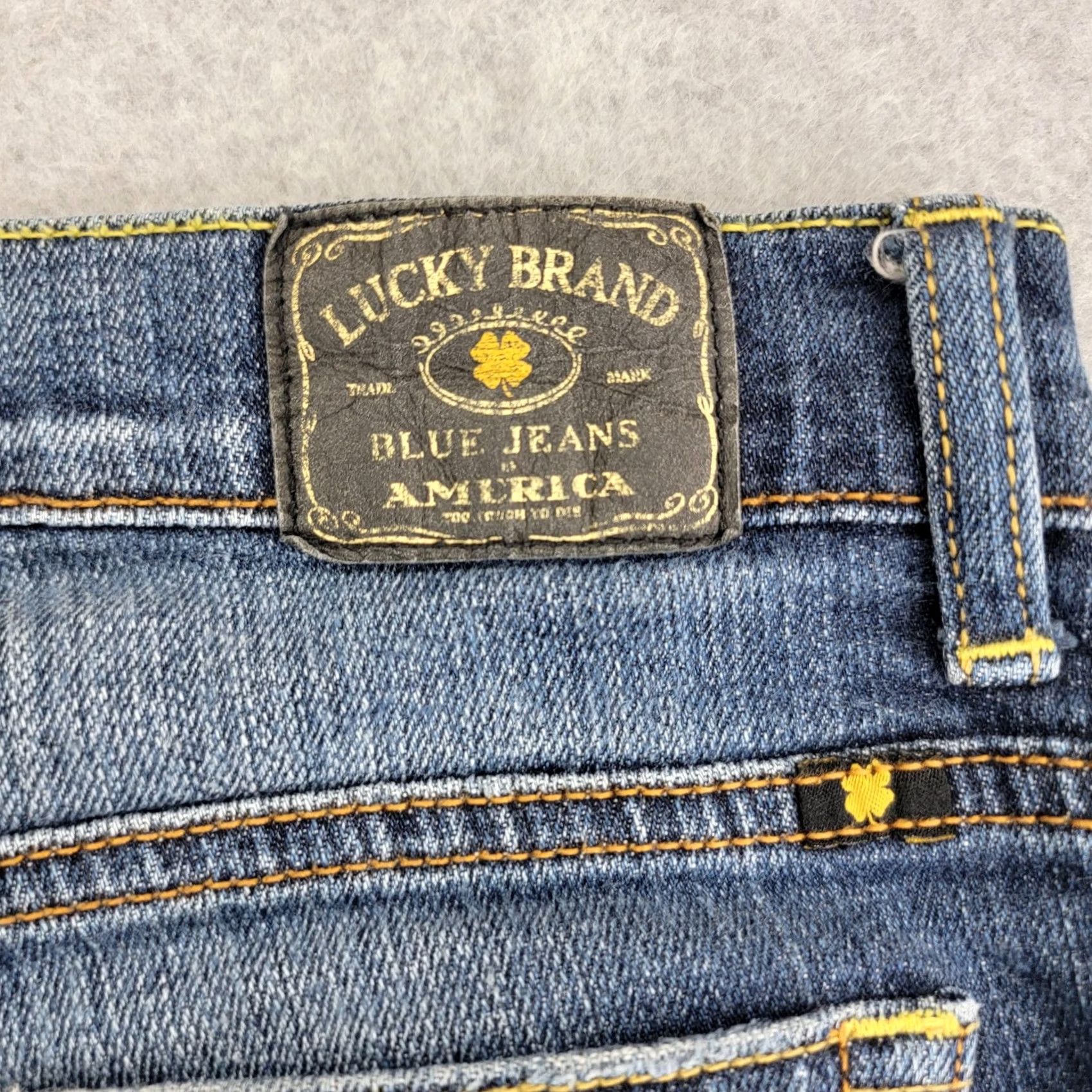Lucky Brand Lucky Brand Womens Jeans 8/29 Blue Rooftop Easy Rider Crop Stretch Denim 7W1052 Size 30" / US 8 / IT 44 - 5 Thumbnail