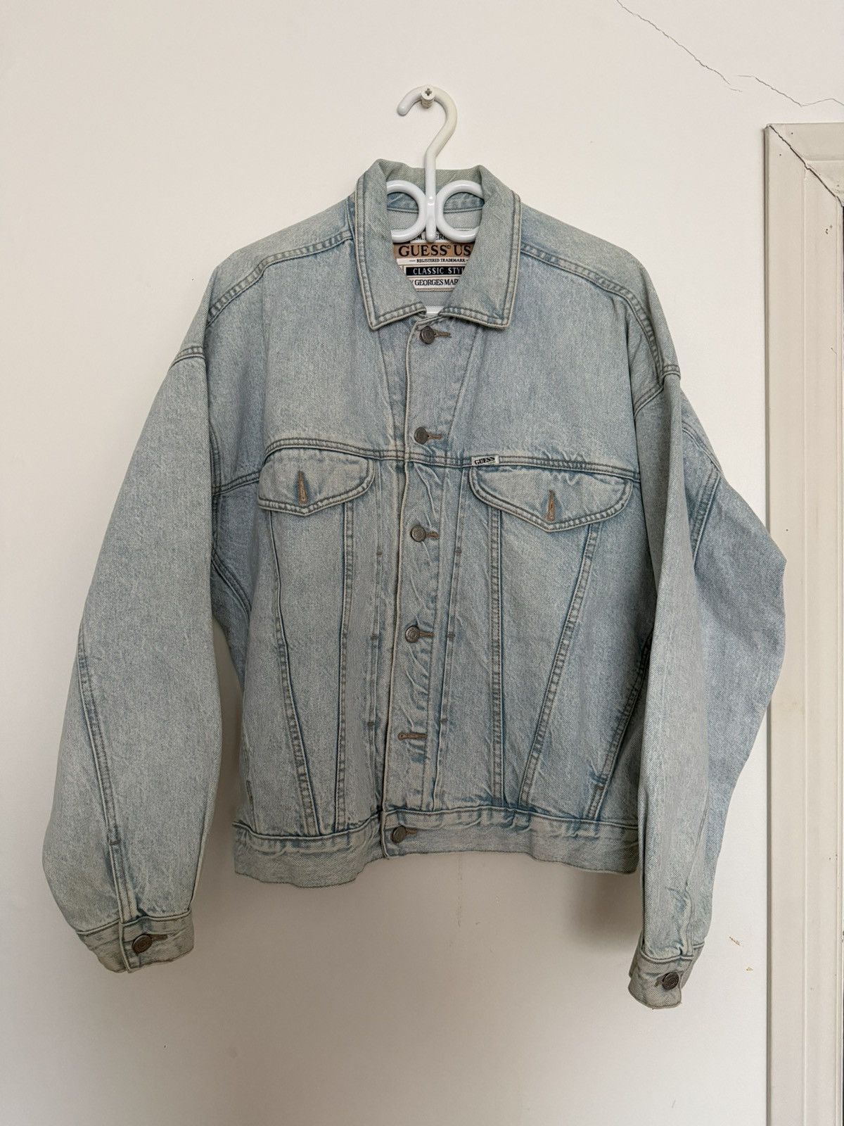 Guess Guess by Georges Marciano Denim Jacket Size US L / EU 52-54 / 3 - 1 Thumbnail