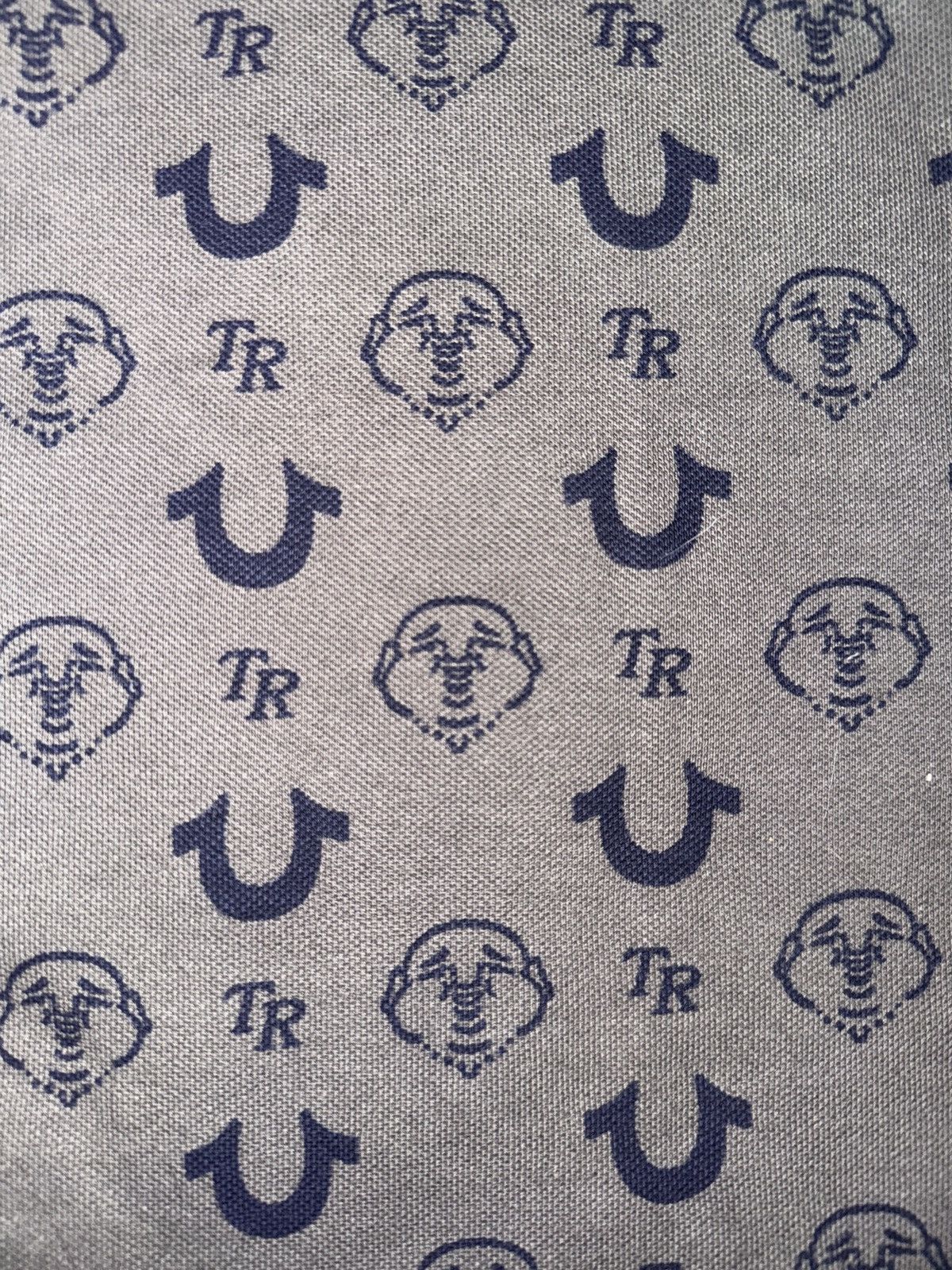 True Religion True Religion Monogram Gray and Blue polo Size US L / EU 52-54 / 3 - 3 Thumbnail
