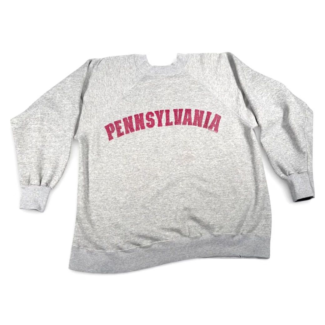 Vintage VINTAGE Ultra Sweats University Gray Sweatshirt Pullover Crew Neck Adult LARGE USA 90s Pennsylvan* Size US L / EU 52-54 / 3 - 2 Thumbnail