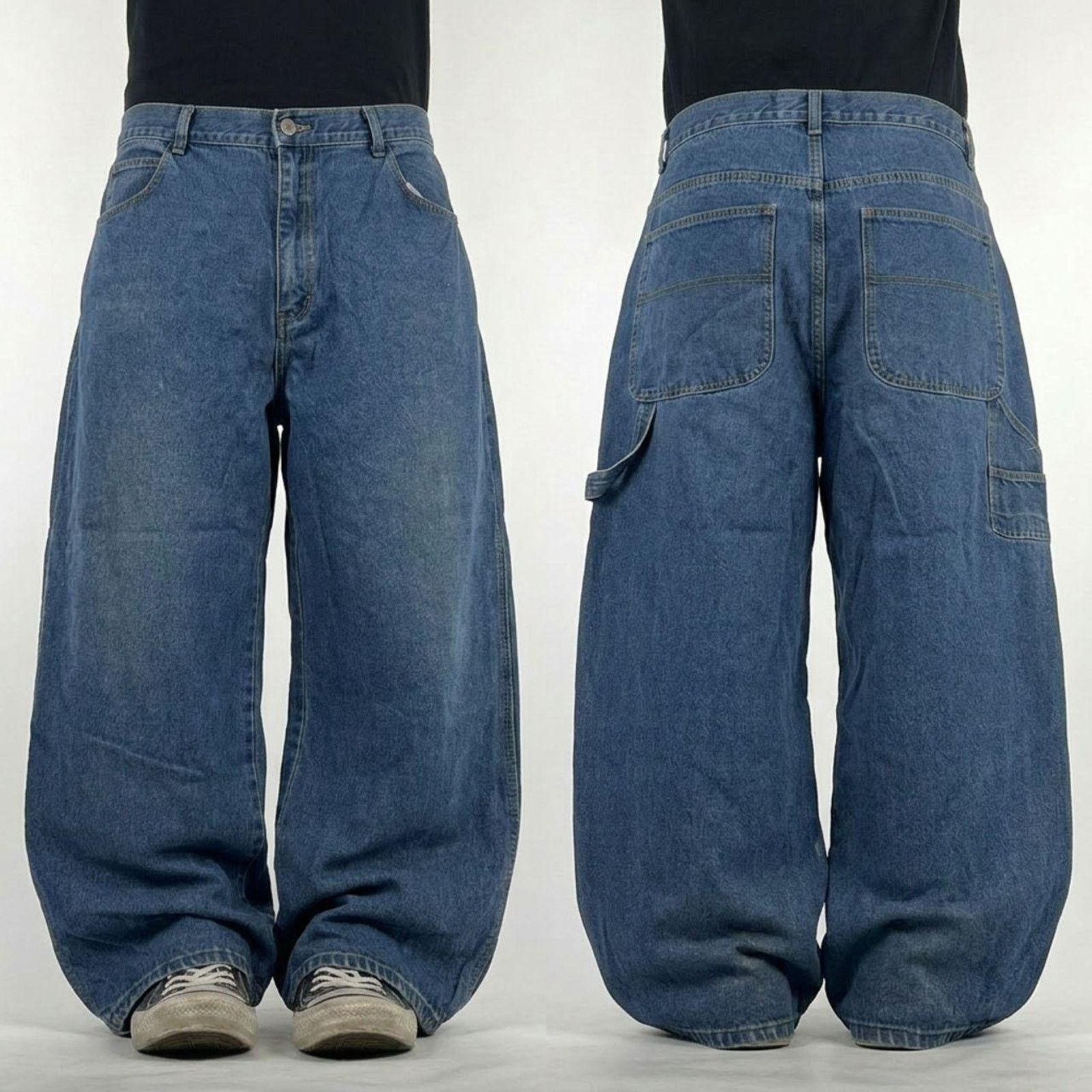 パンツ 2000's archive grunge super baggy denim Diesel × Japanese Brand × Vintage Vintage rare grunge y2k archive
