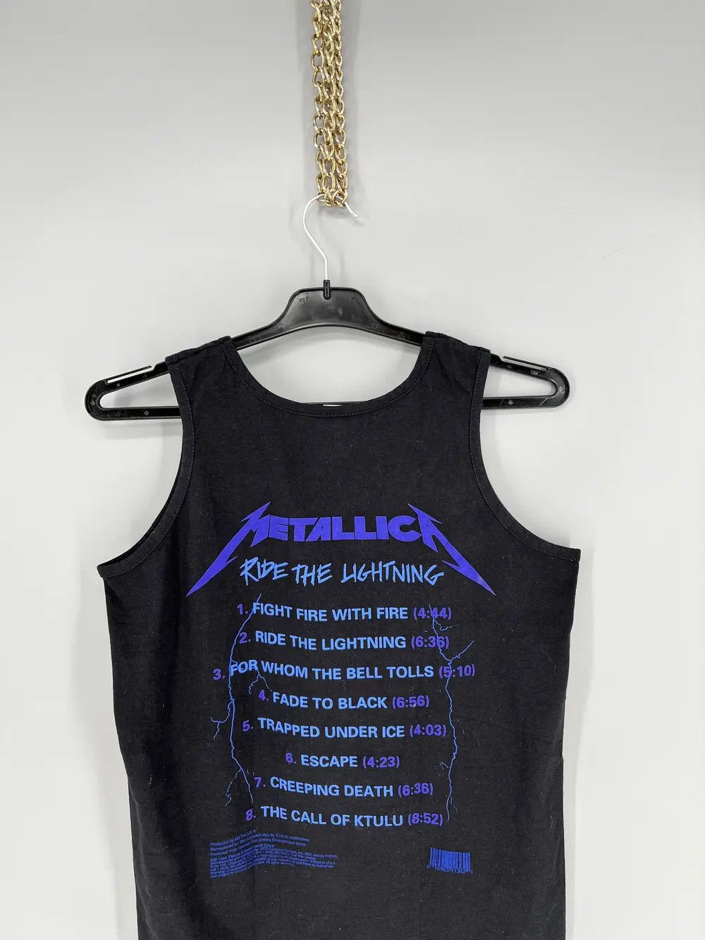 Band Tees Vintage Metallica Ride the Lightning Heavy Metal Rock Tshirt Size US M / EU 48-50 / 2 - 10 Thumbnail