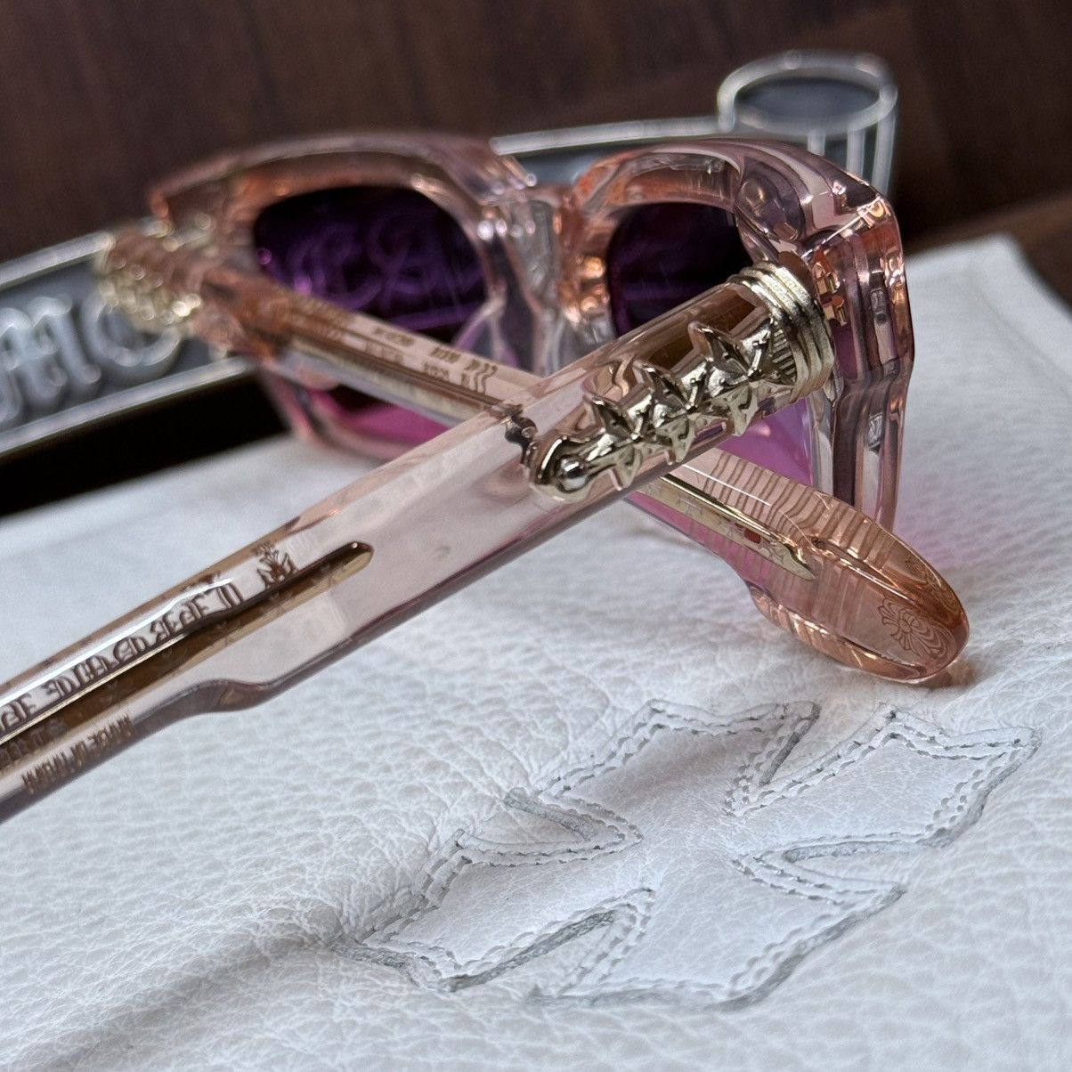 Chrome Hearts Chrome Hearts Asstraordinaire 1/1 ‘EUPHORIA’ Sunglasses Size ONE SIZE - 9 Thumbnail