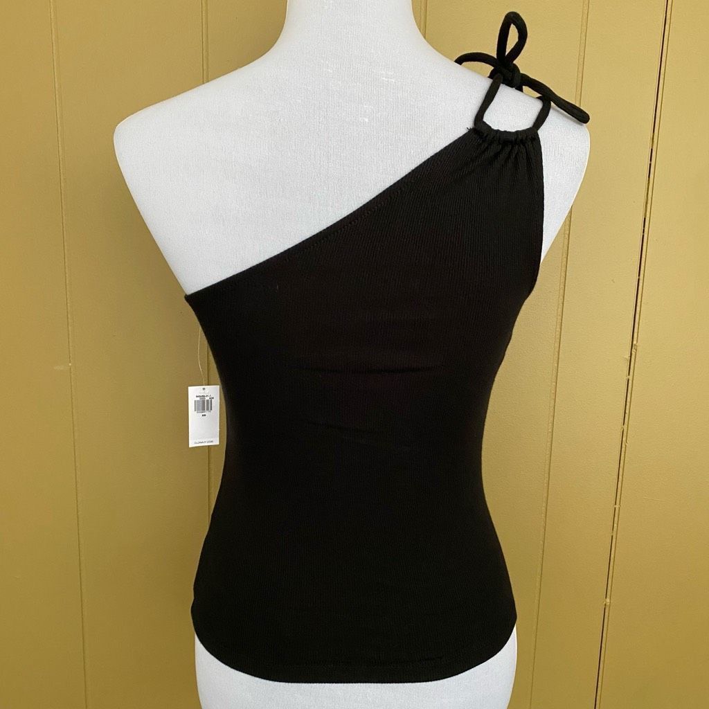 Old Navy Old Navy women XS brand new one shoulder tank top black Size XS / US 0-2 / IT 36-38 - 7 Thumbnail